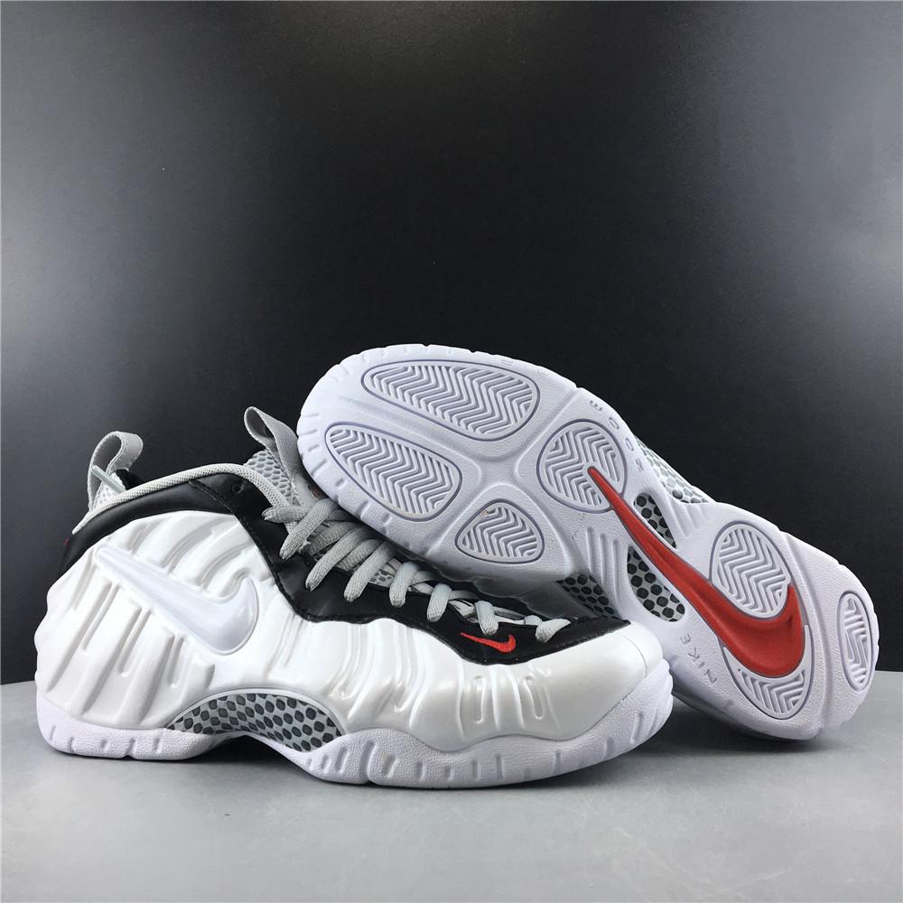 foamposites white black university red