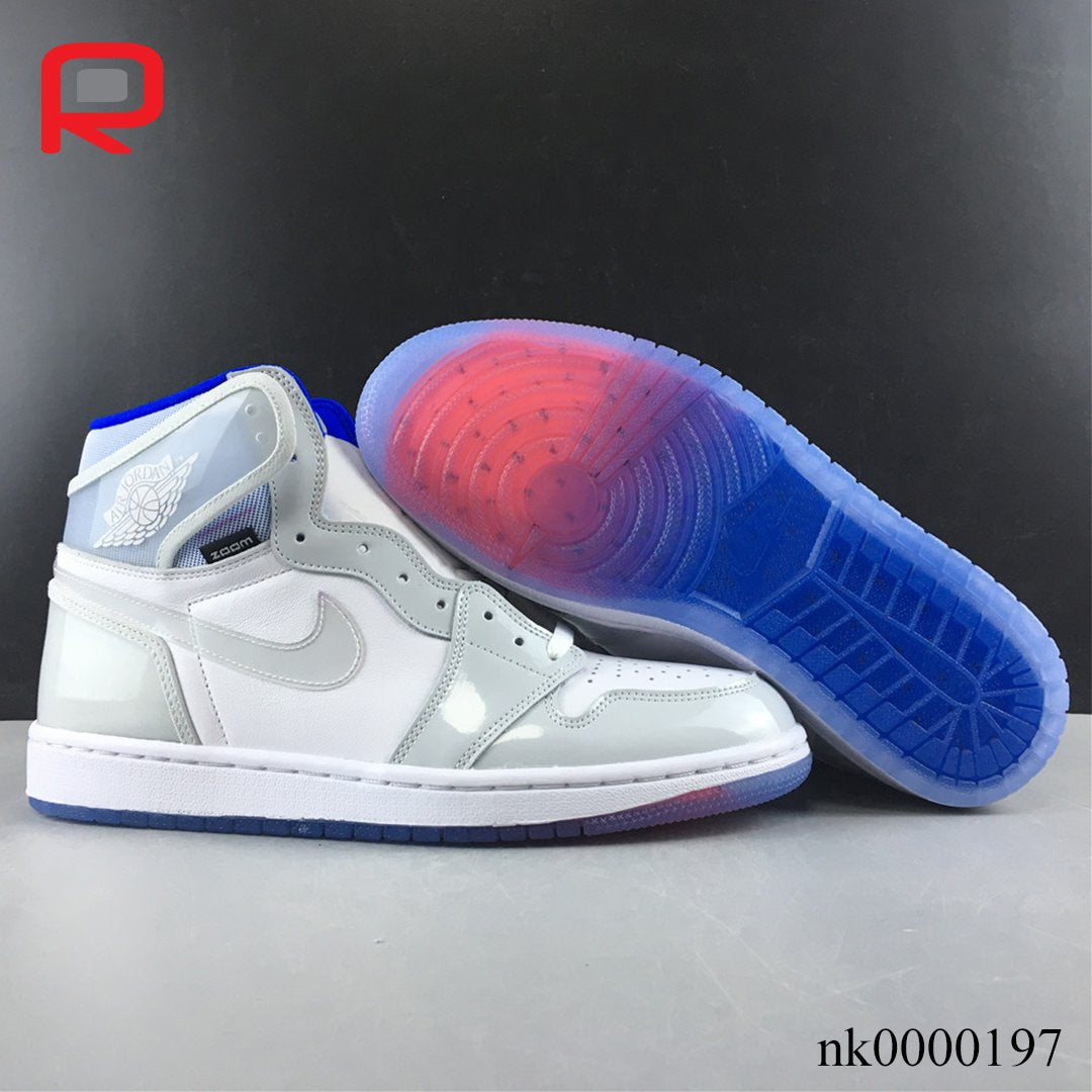 jordan one retro high zoom white racer blue