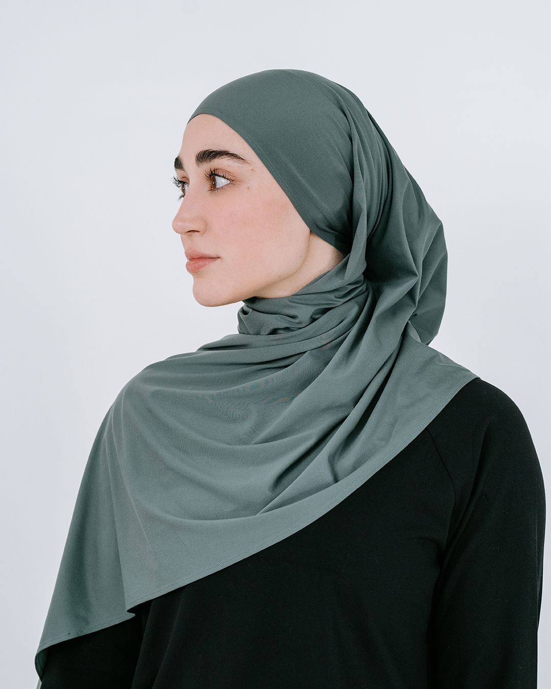 Hijab in Cargo Teal - view 2