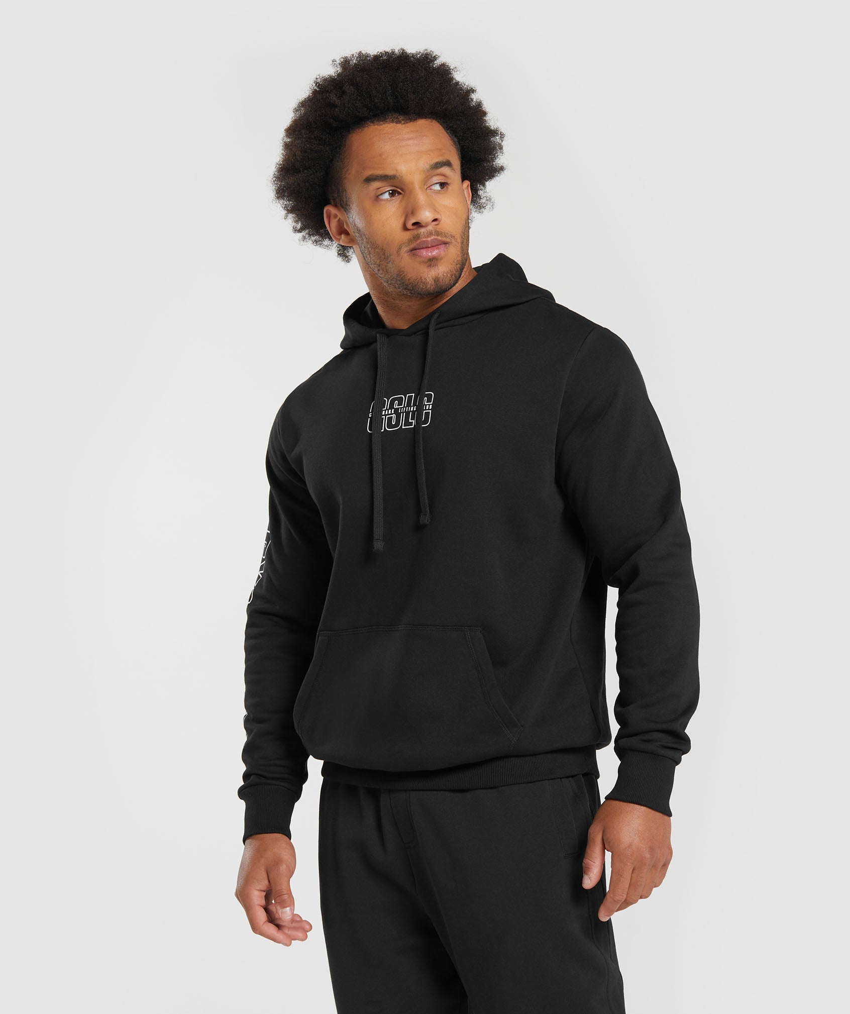 Lifting Club Hoodie in Black - view 3