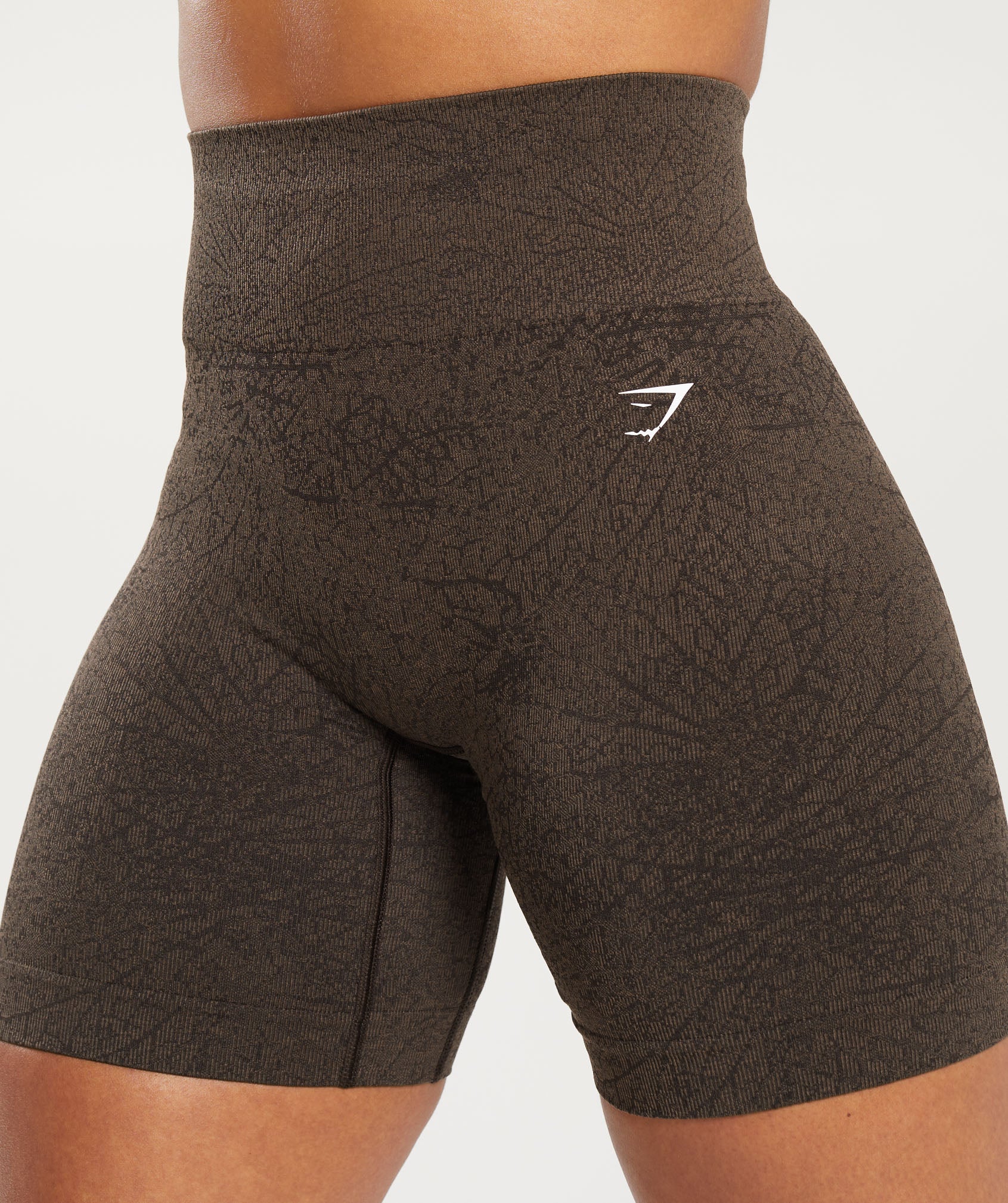 Adapt Pattern Seamless Shorts in Woodland Brown/Soul Brown - view 5