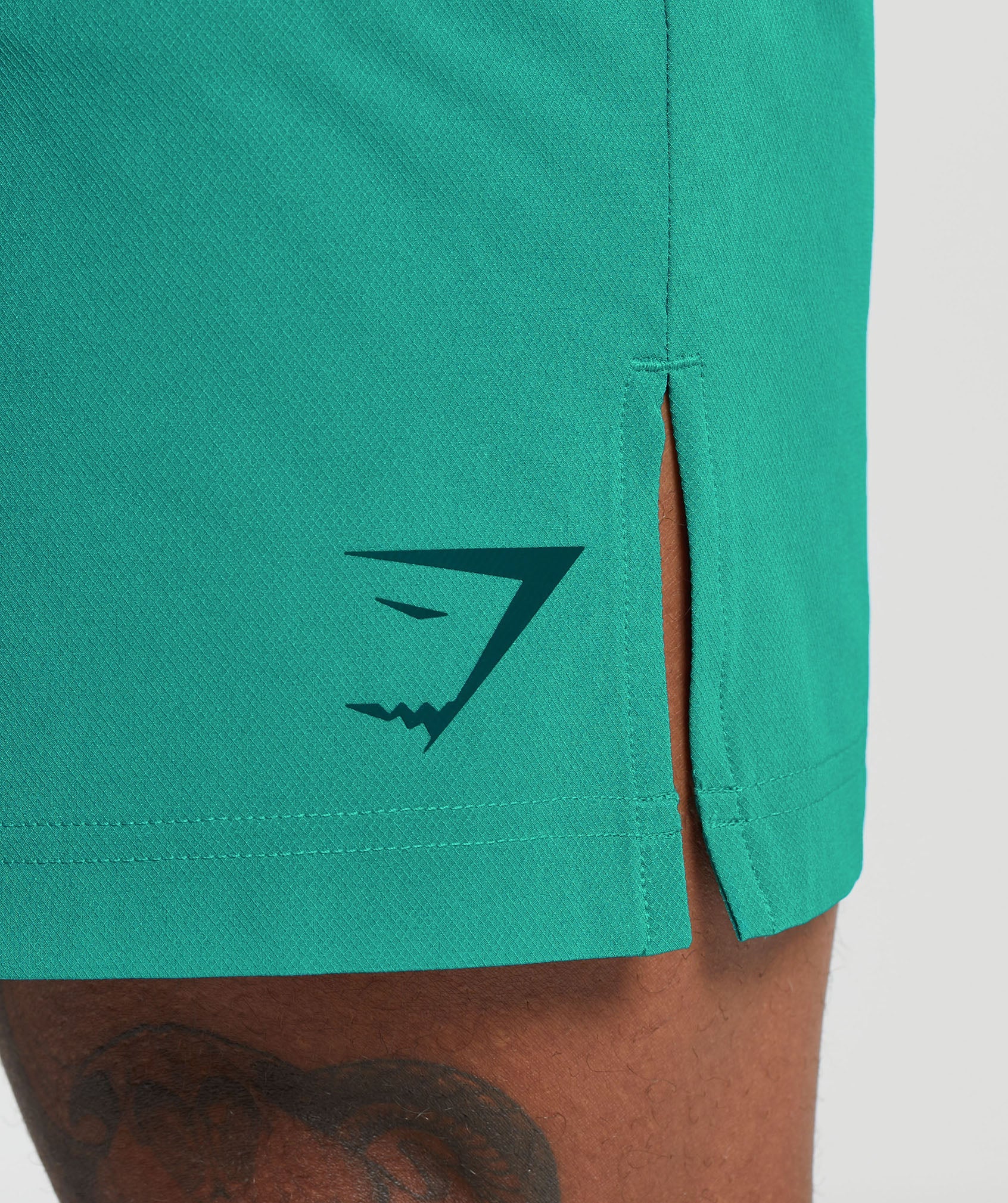 Apex 7" Hybrid Shorts in Seafoam Blue - view 6