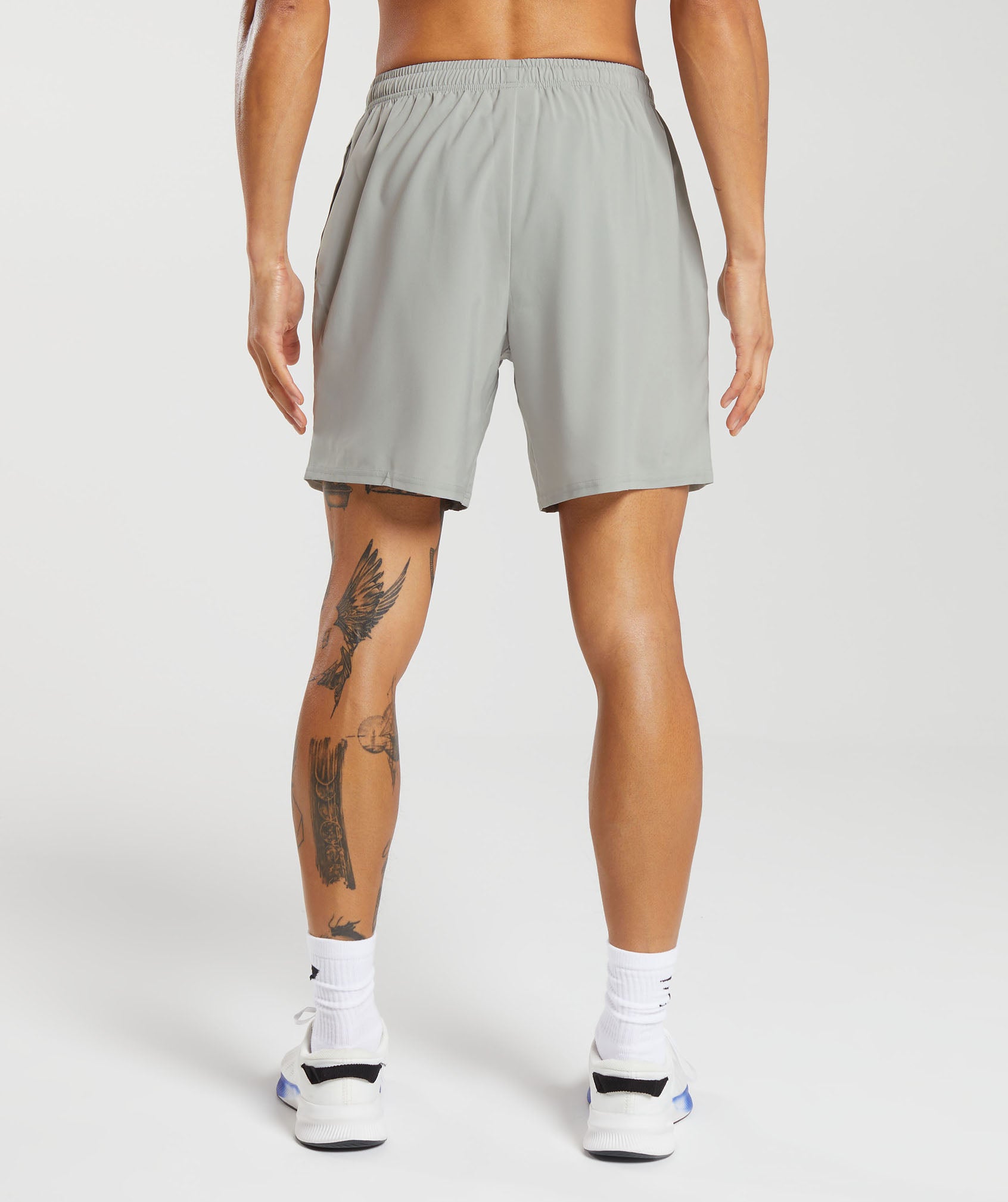 Arrival 7" Shorts in Stone Grey - view 2
