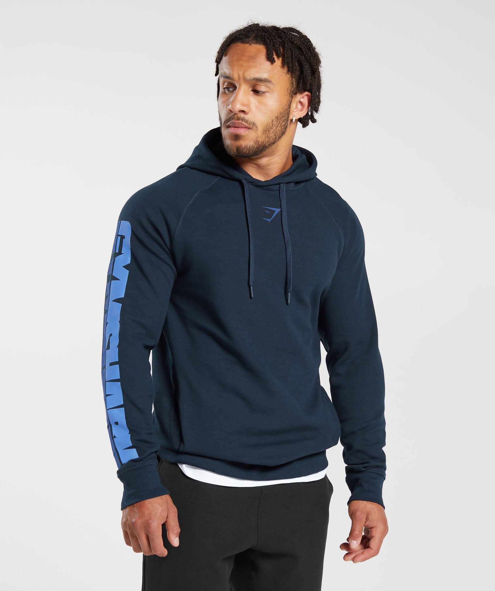 Bold Hoodie in Navy - view 3