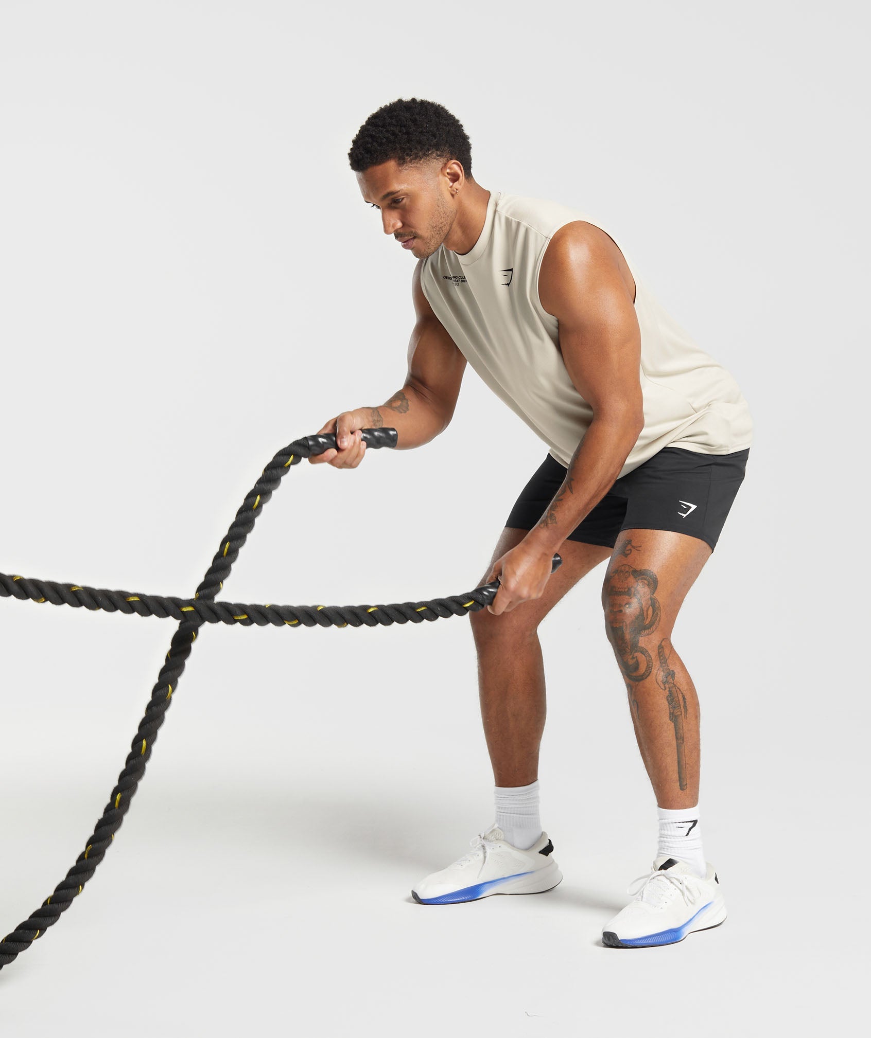 Gymshark Conditioning Club Tank - Pebble Grey | Gymshark