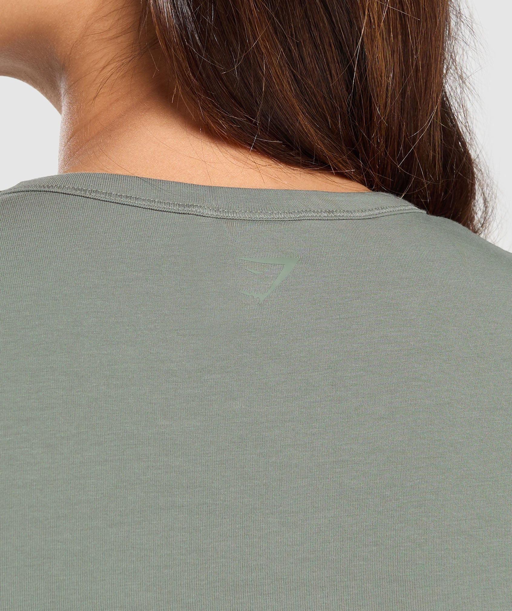 Cotton T-Shirt in Unit Green - view 5