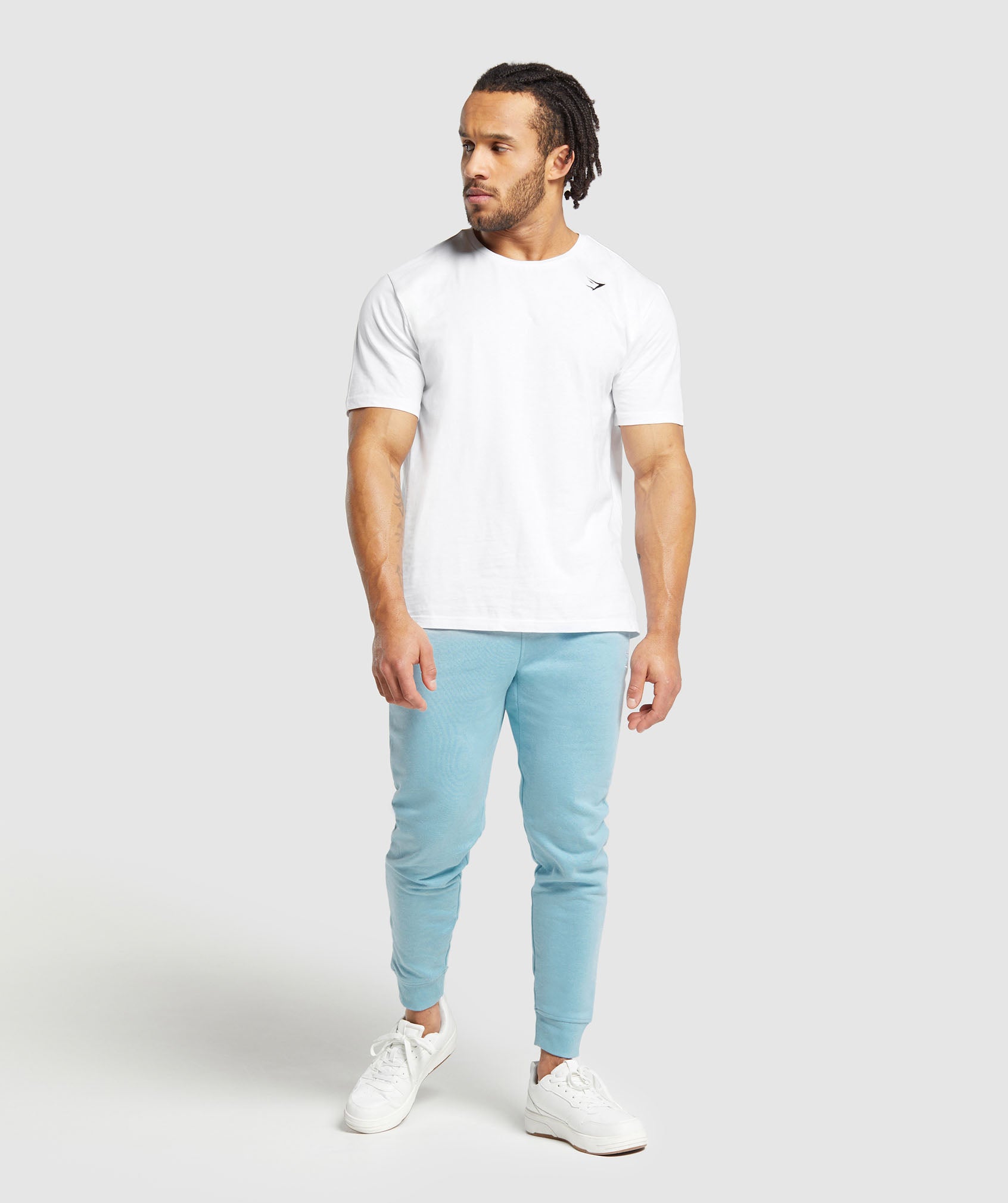 Crest Joggers in Iceberg Blue