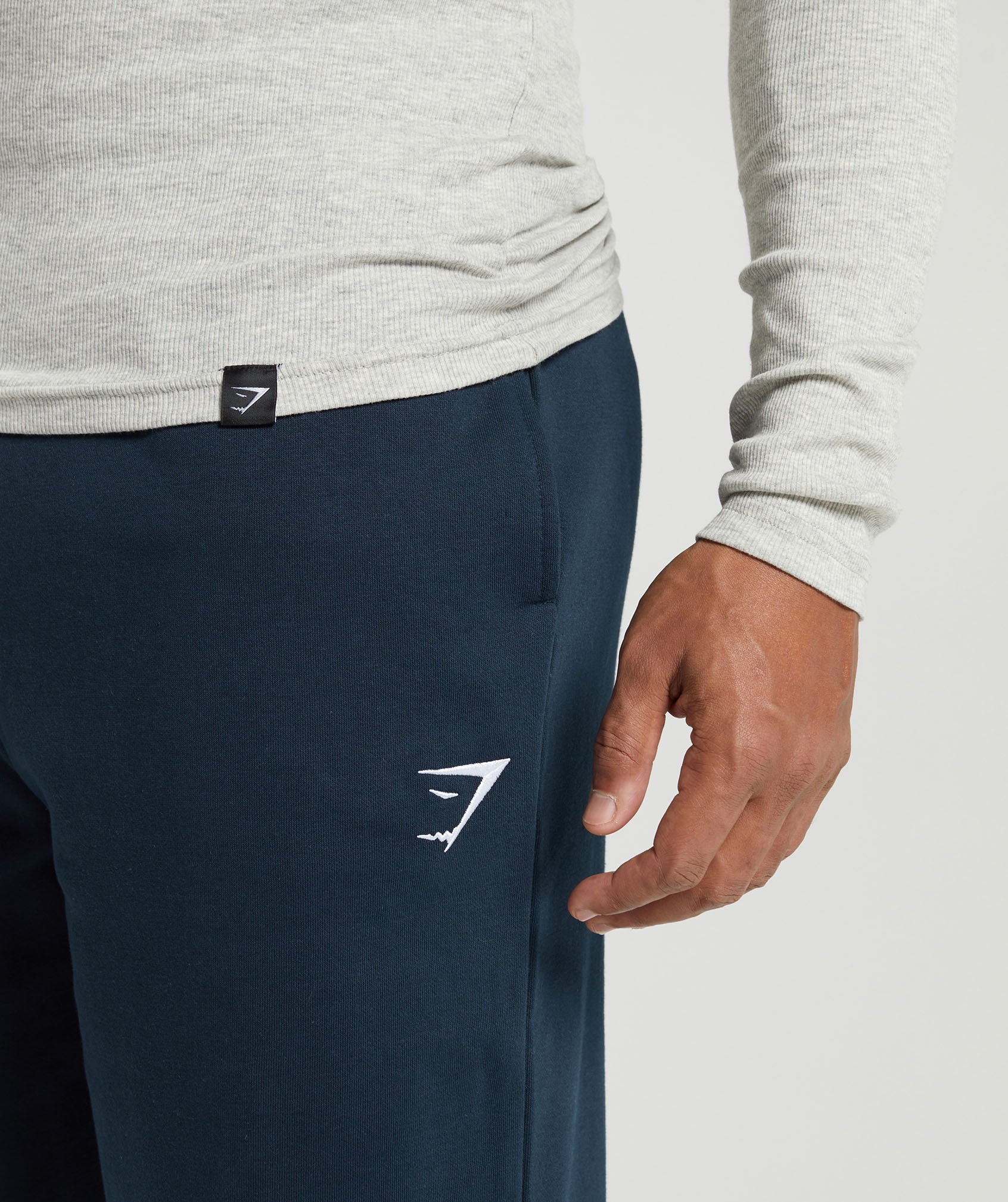 Crest Straight Leg Joggers in Navy - view 6