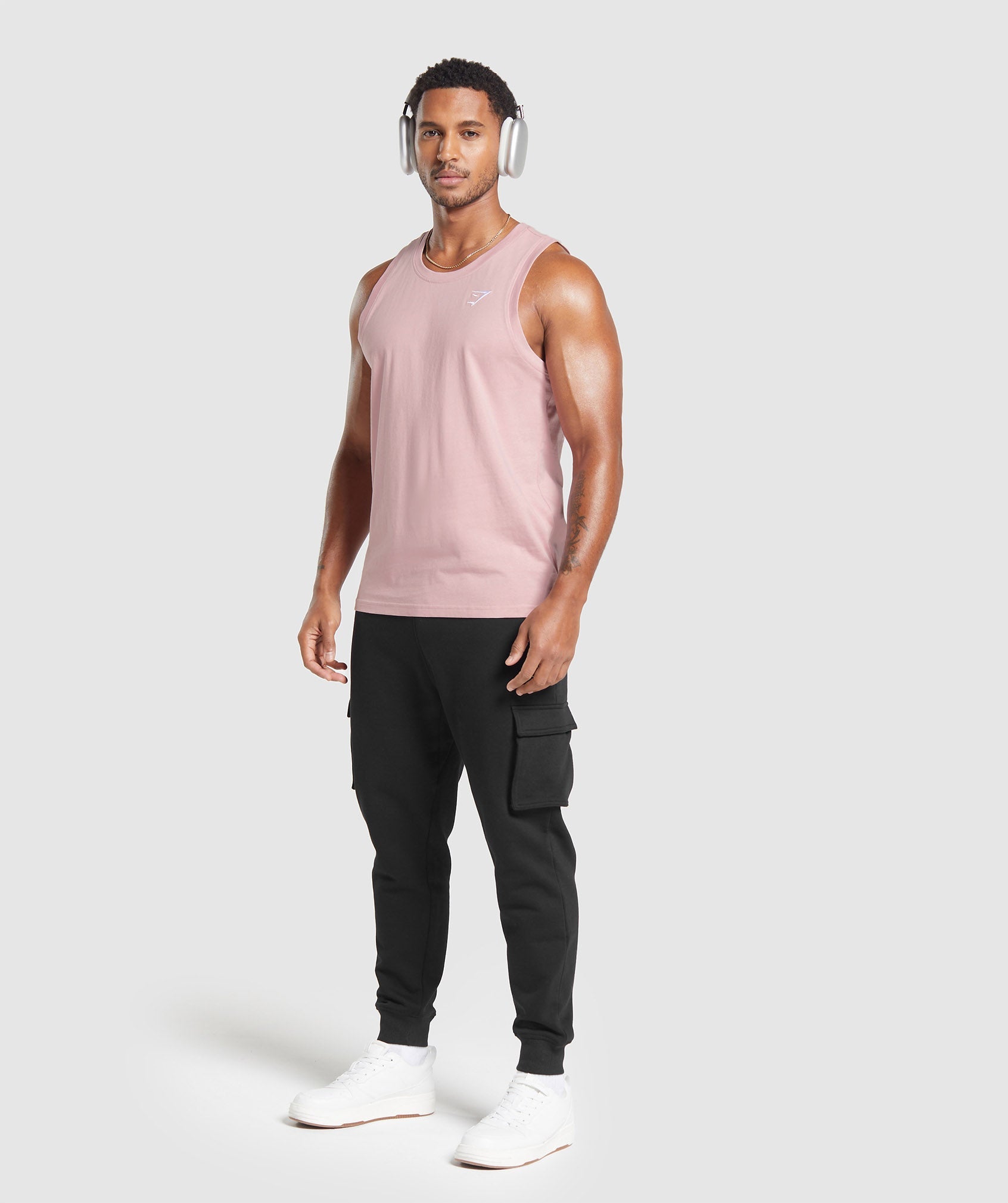 Crest Tank in Light Pink - view 4
