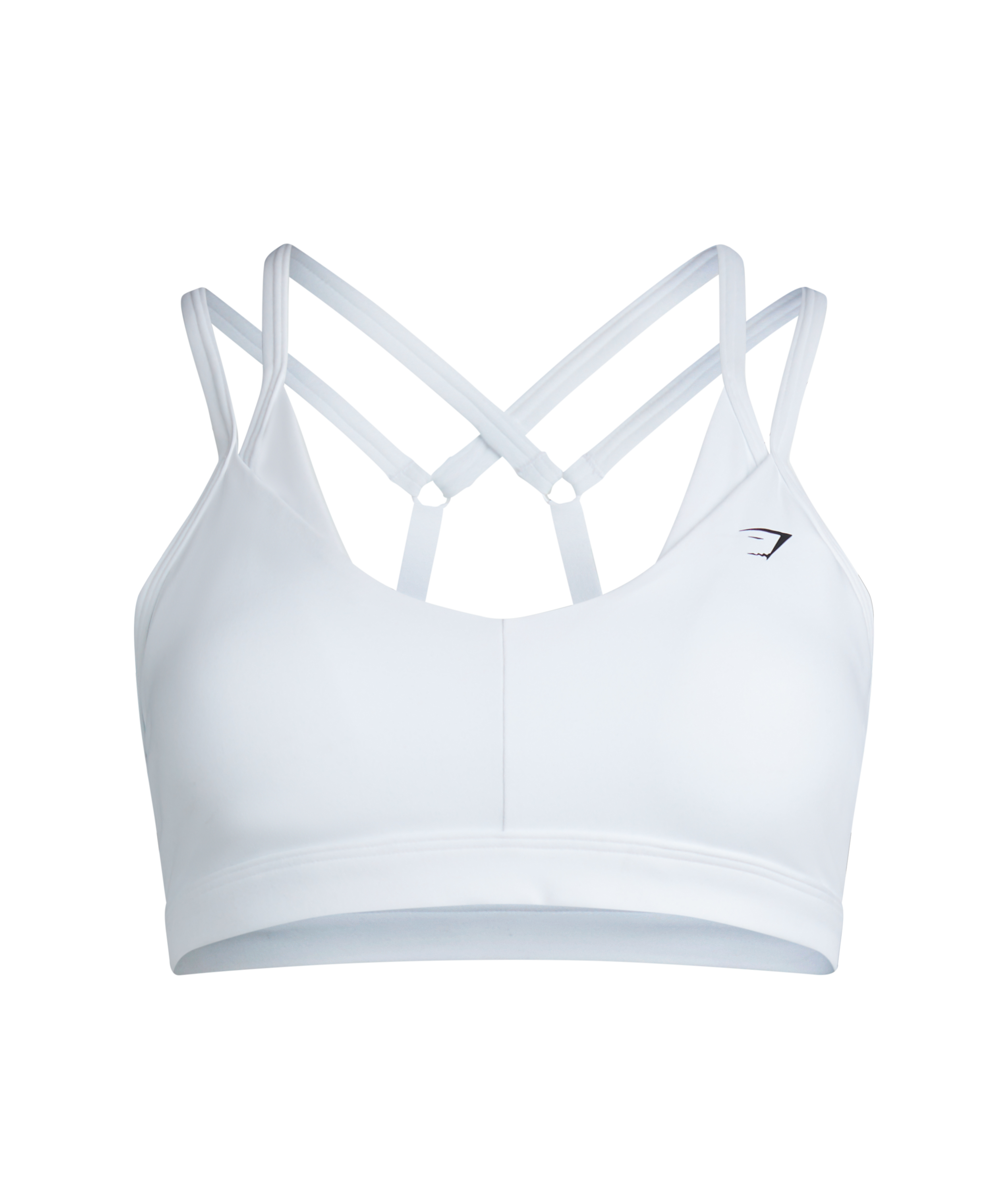 Double Up Sports Bra in White - view 7