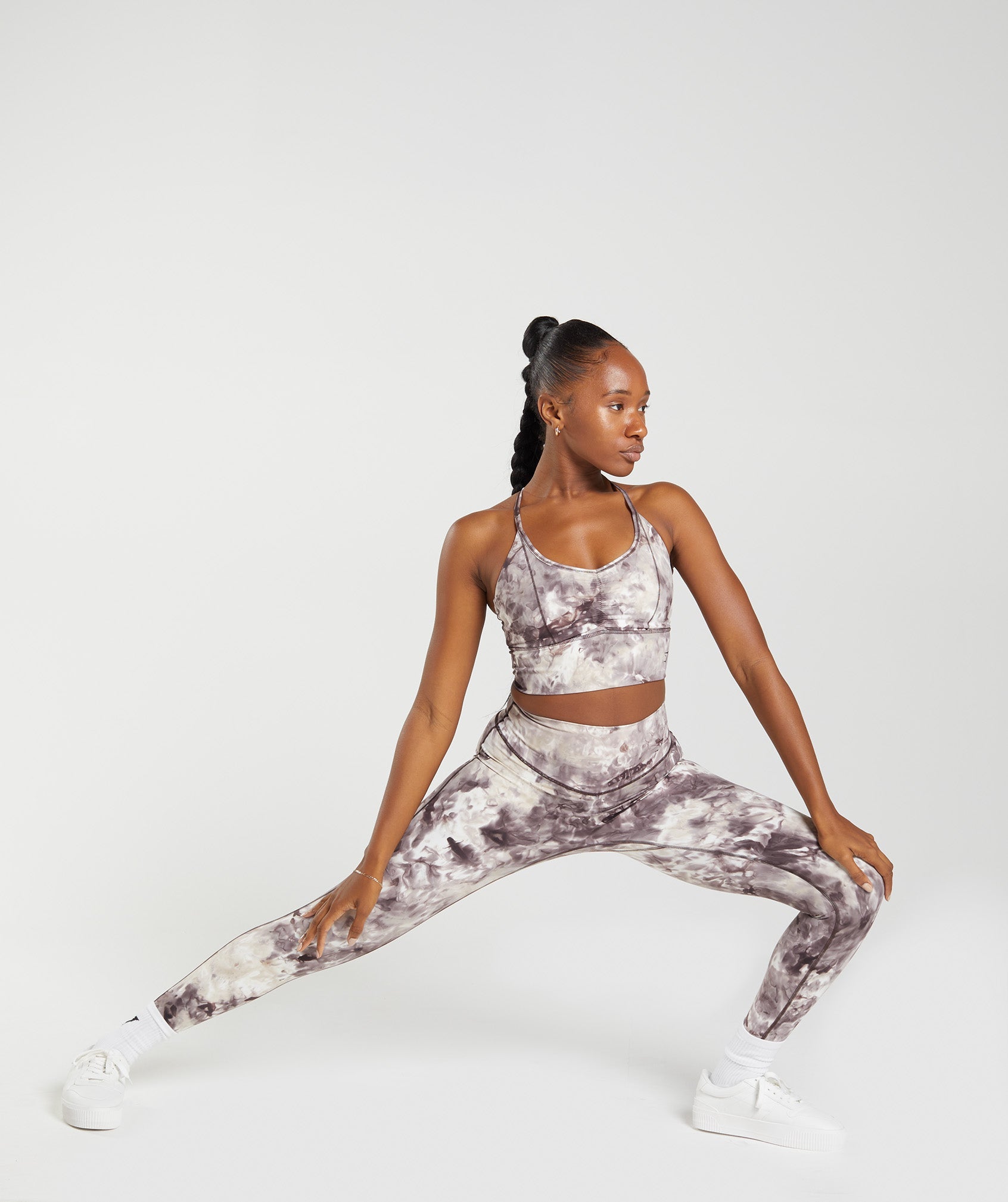 Elevate Leggings in Cement Brown Spray Dye