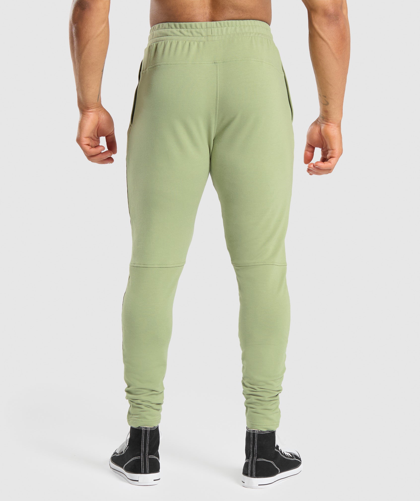 Essential Muscle Joggers in Natural Sage Green - view 2
