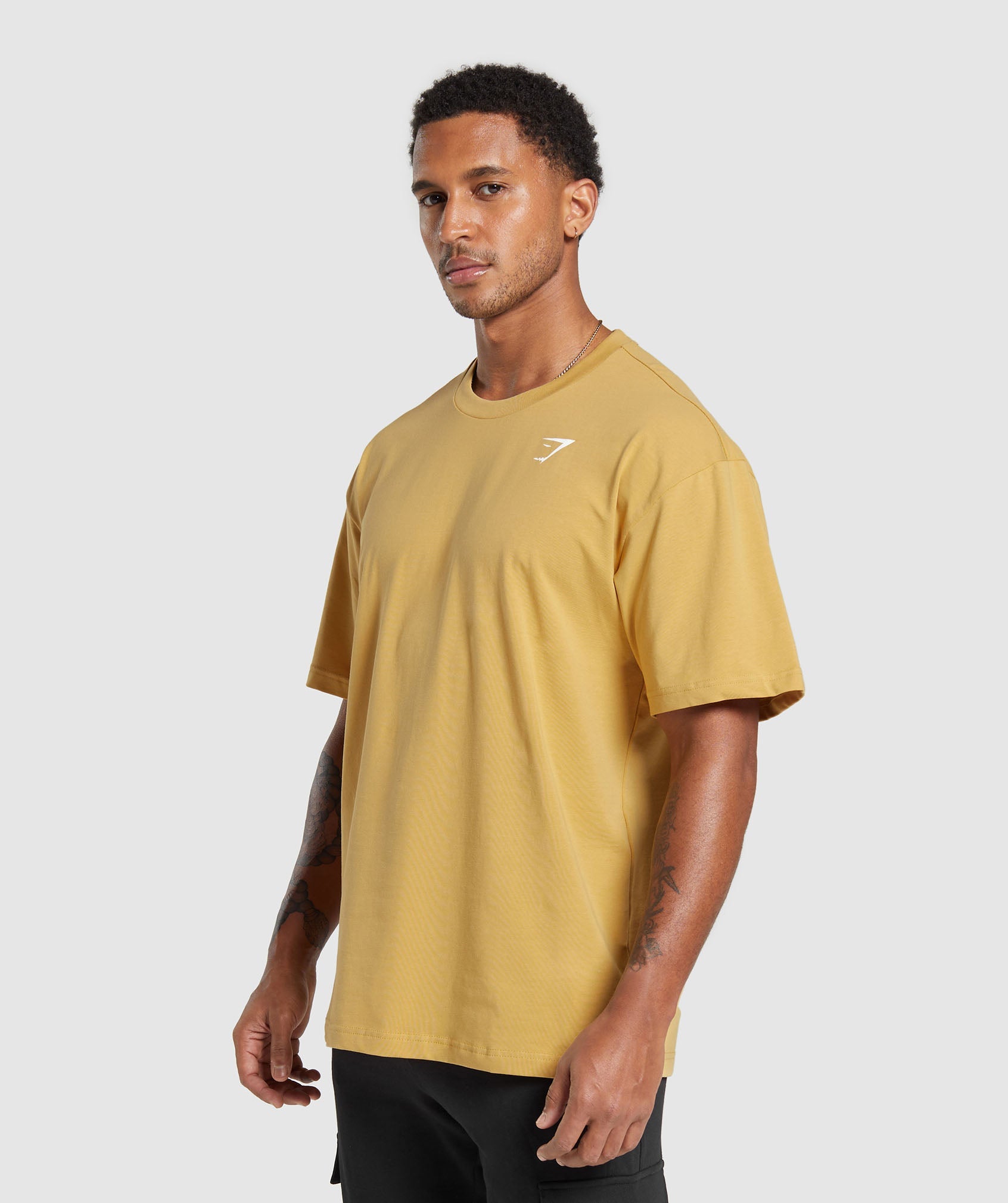 Essential Oversized T-Shirt in Rustic Yellow - view 3