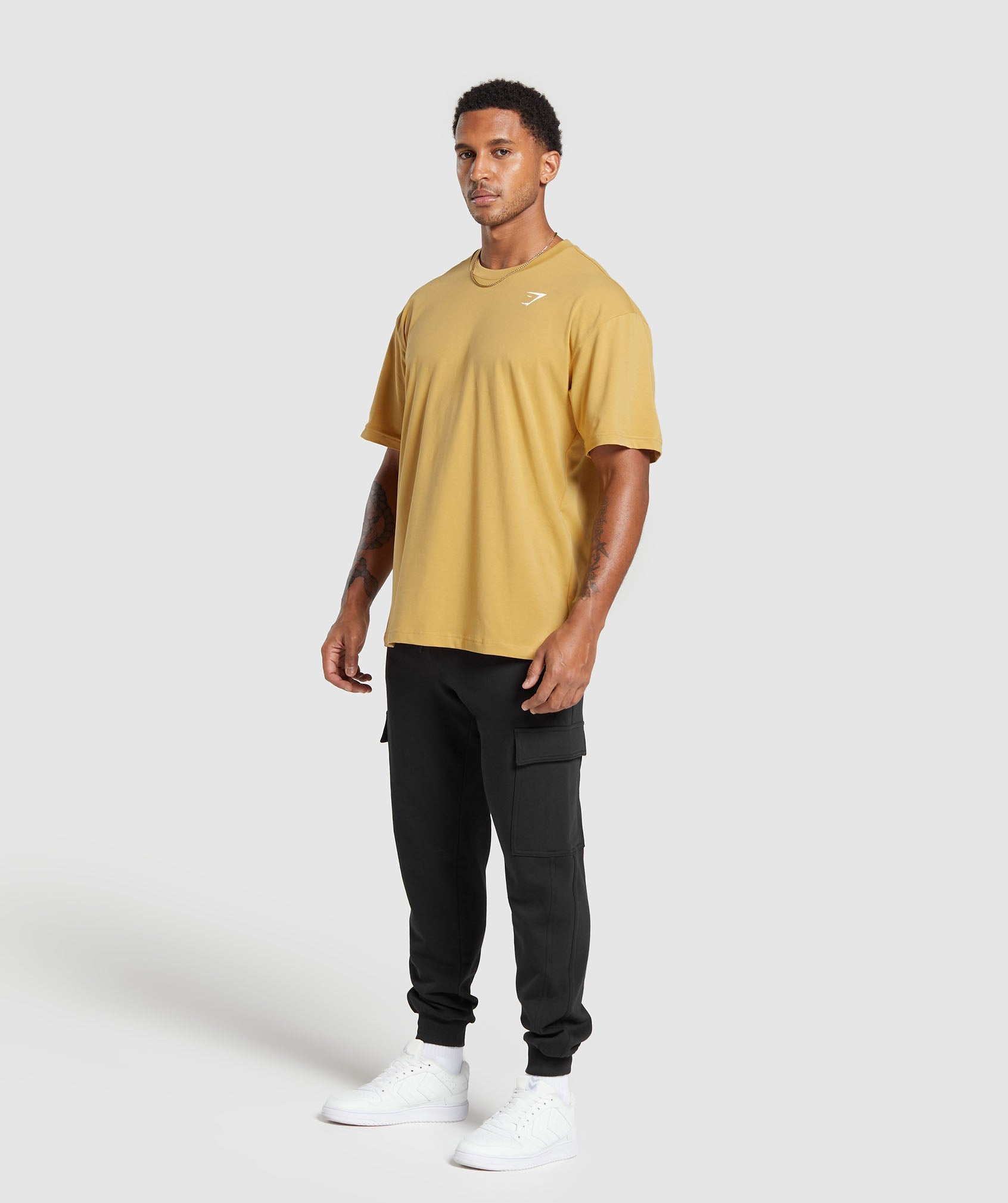 Essential Oversized T-Shirt in Rustic Yellow - view 4