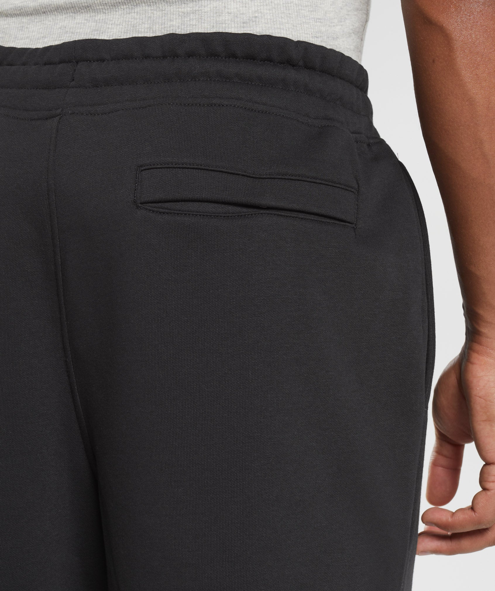 Crest Straight Leg Joggers in Black - view 6