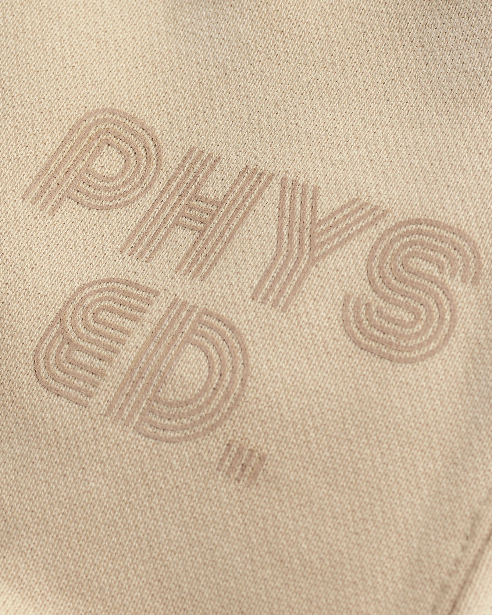 Phys Ed Graphics Relaxed Sweatshirt in Vanilla Beige - view 6