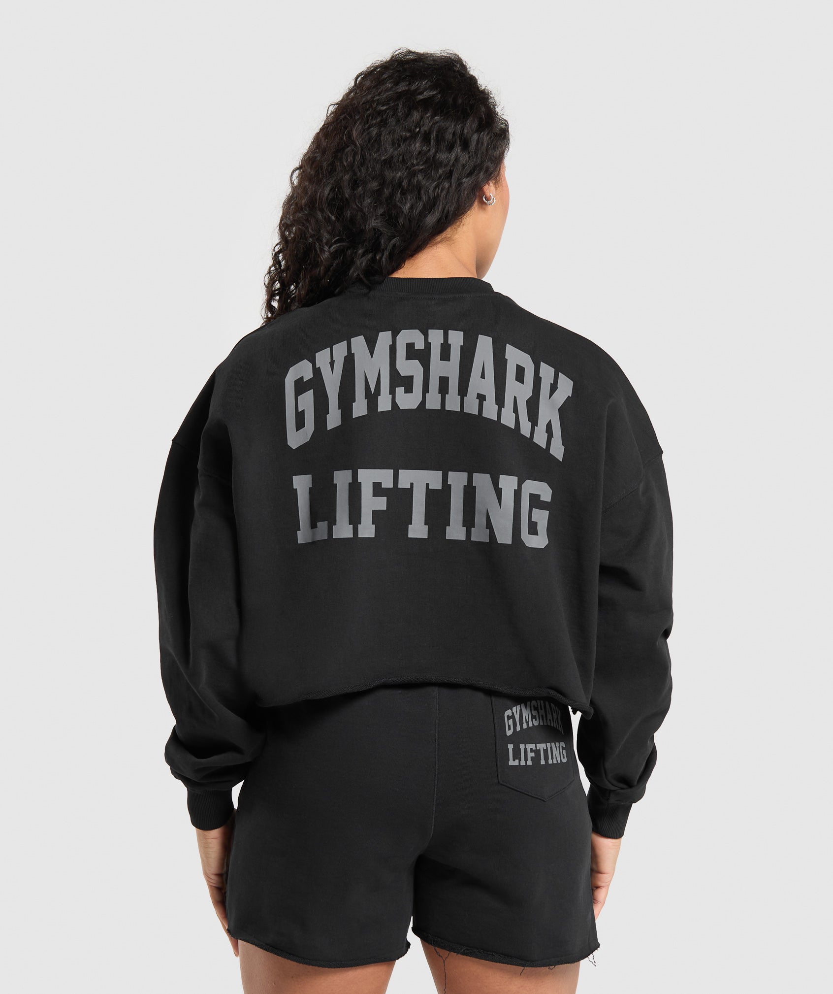 Lifting Graphic Midi Sweatshirt