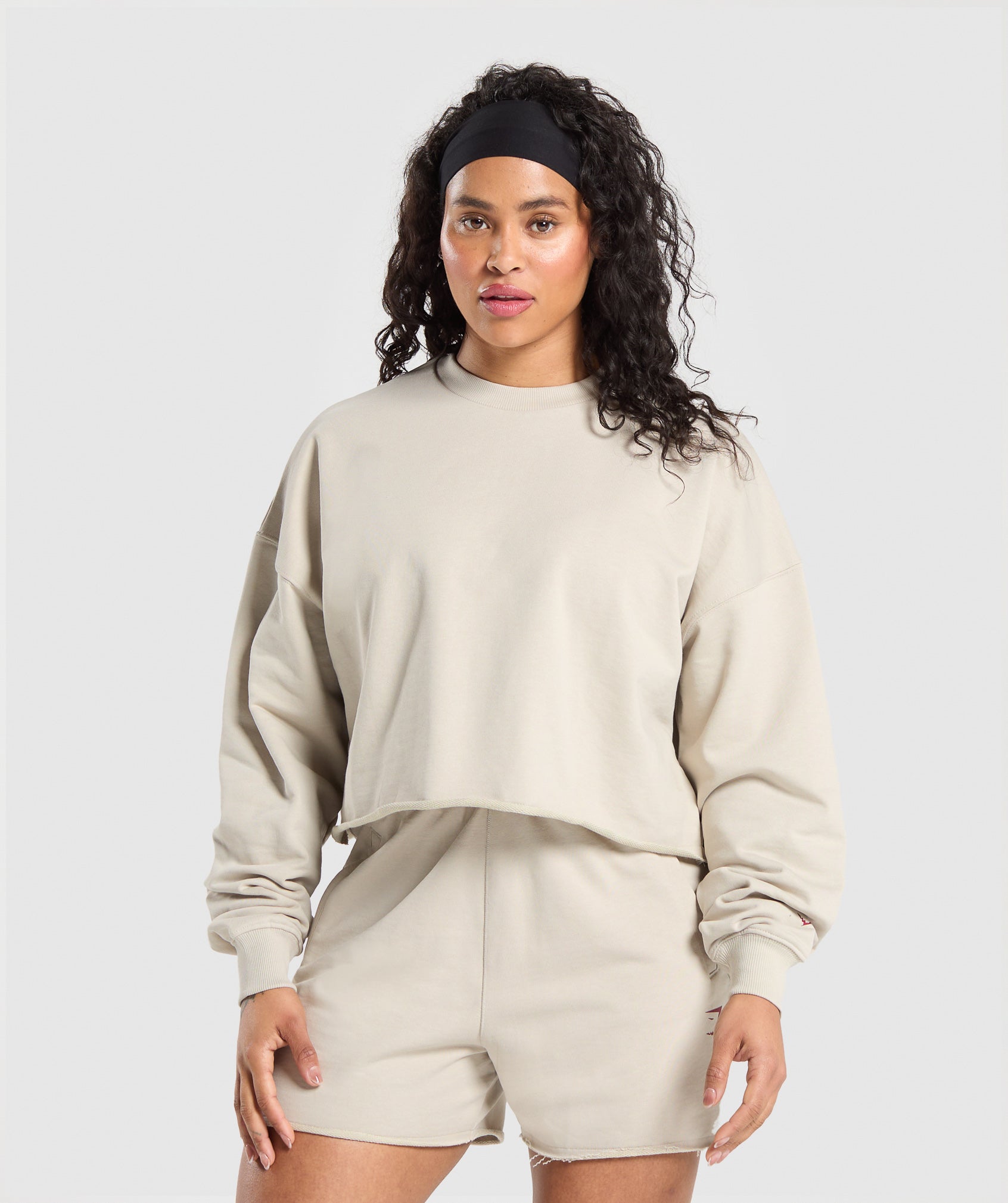 Lifting Graphic Midi Sweatshirt