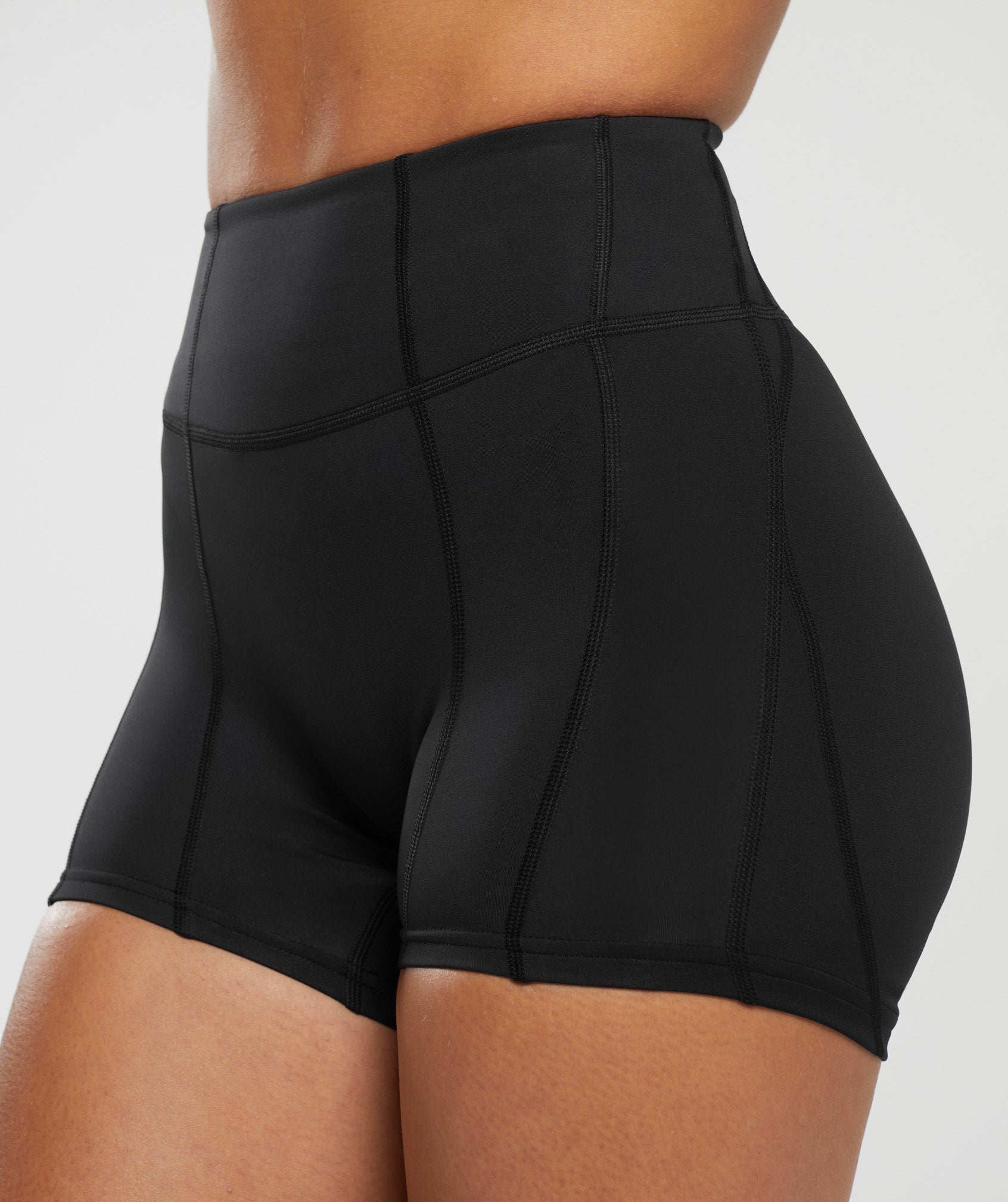 GS Power High Rise Shorts in Black - view 5
