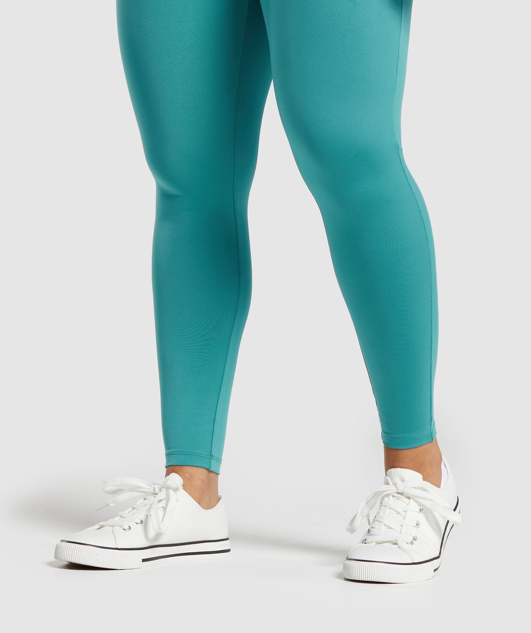 GS Power Regular Leggings in Bondi Teal - view 7