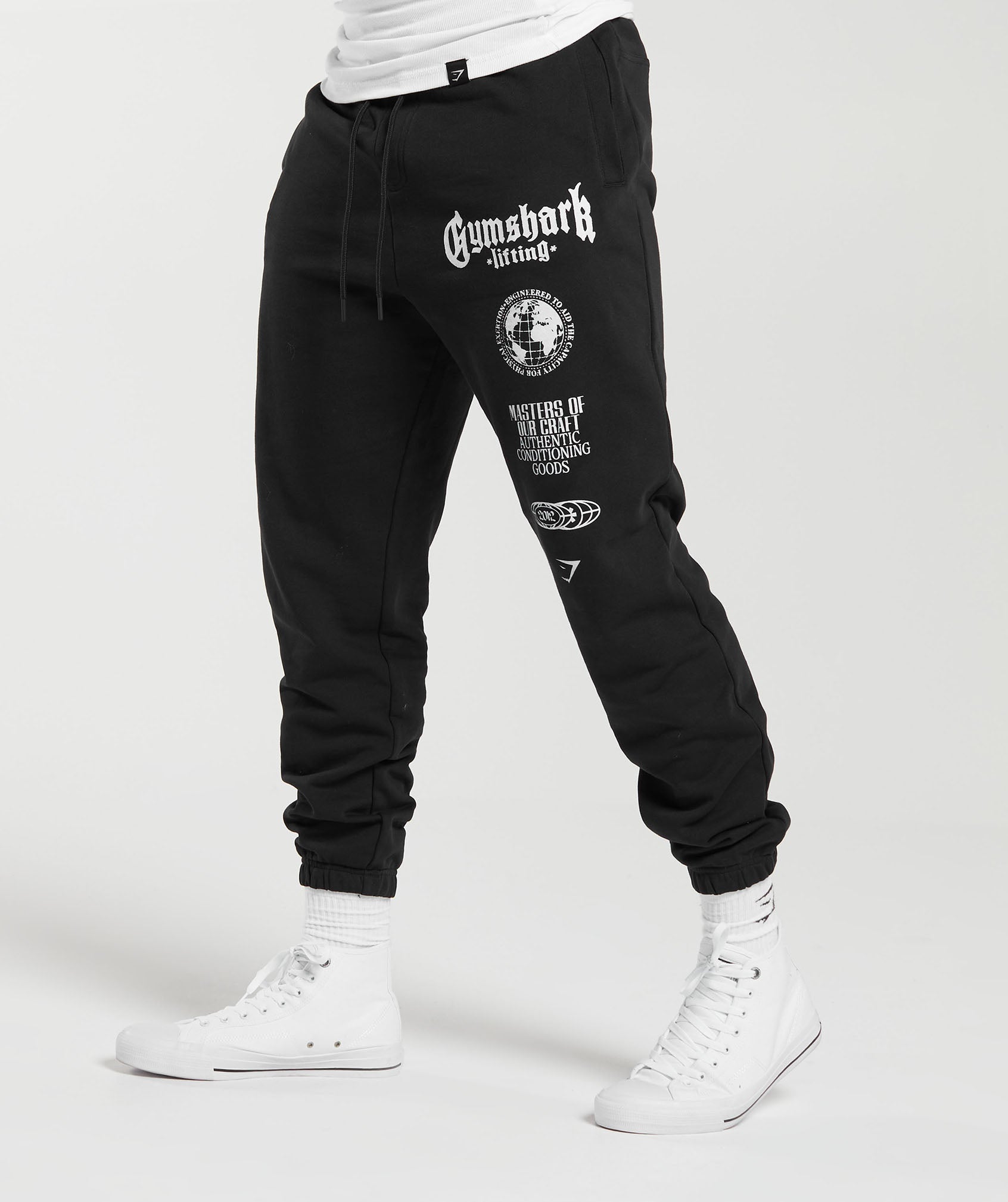 Global Lifting Oversized Joggers in Black - view 3