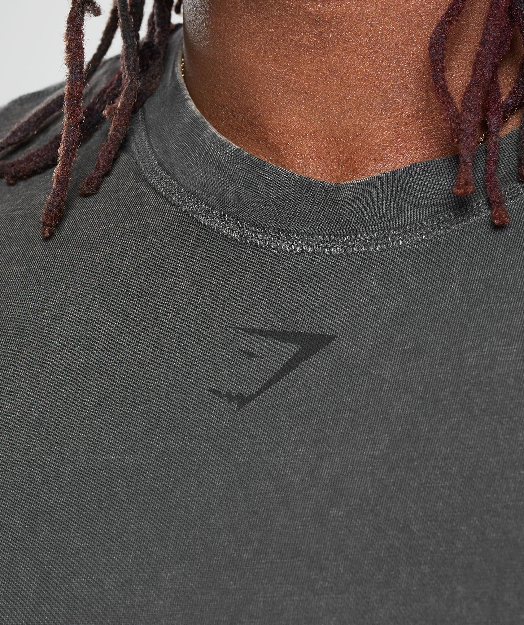Heritage Washed T-Shirt in Onyx Grey - view 6