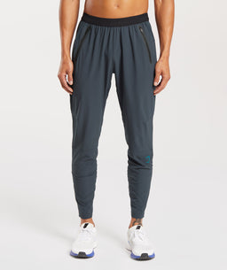 Gymshark Hybrid Woven Joggers - Atlantic Blue | Gymshark