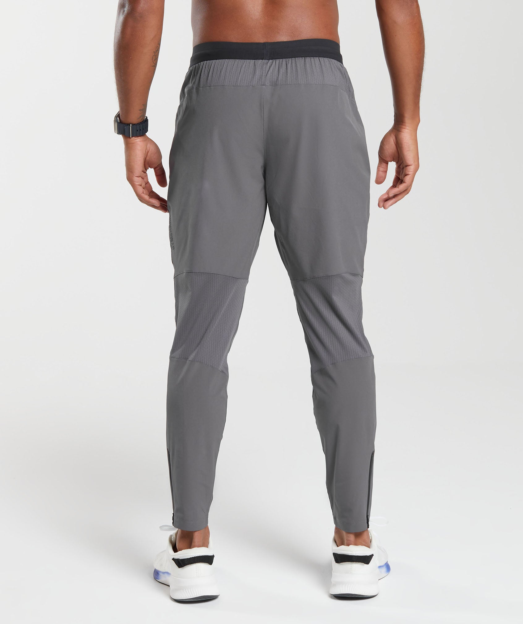 Hybrid Woven Joggers in Silhouette Grey