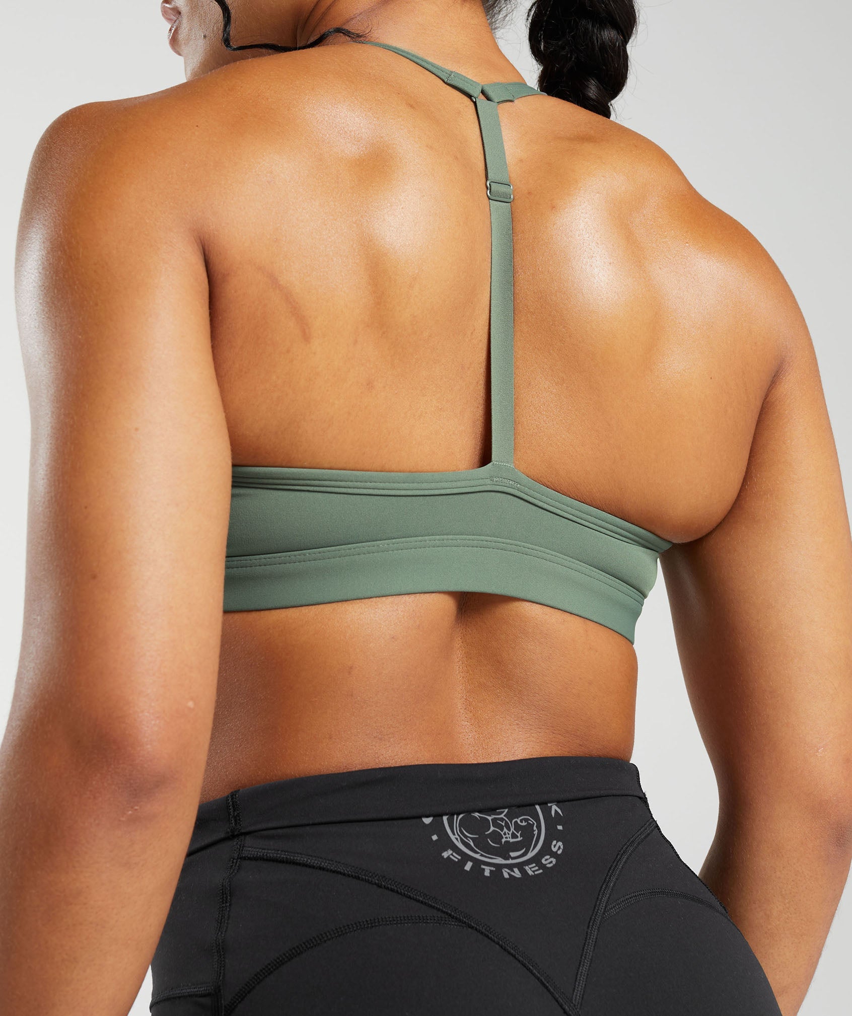 Legacy T-Bar Sports Bra in Dusk Green - view 5