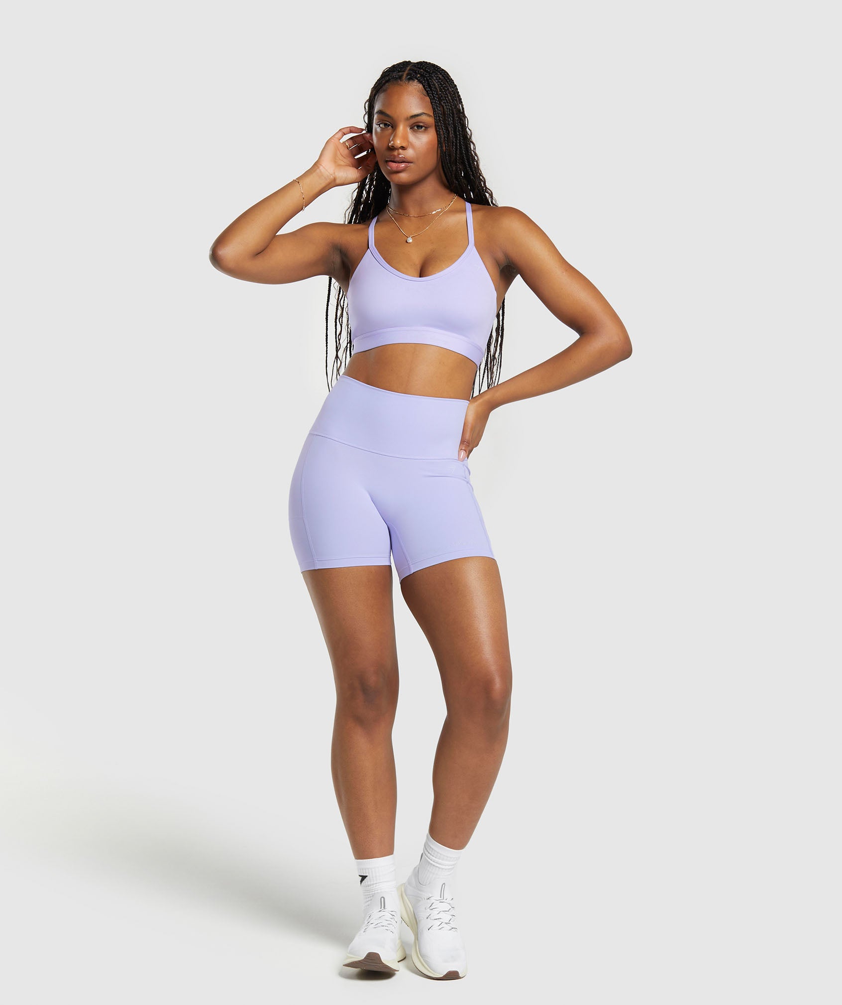 GS x Libby Shorts in Powdered Lilac - view 4