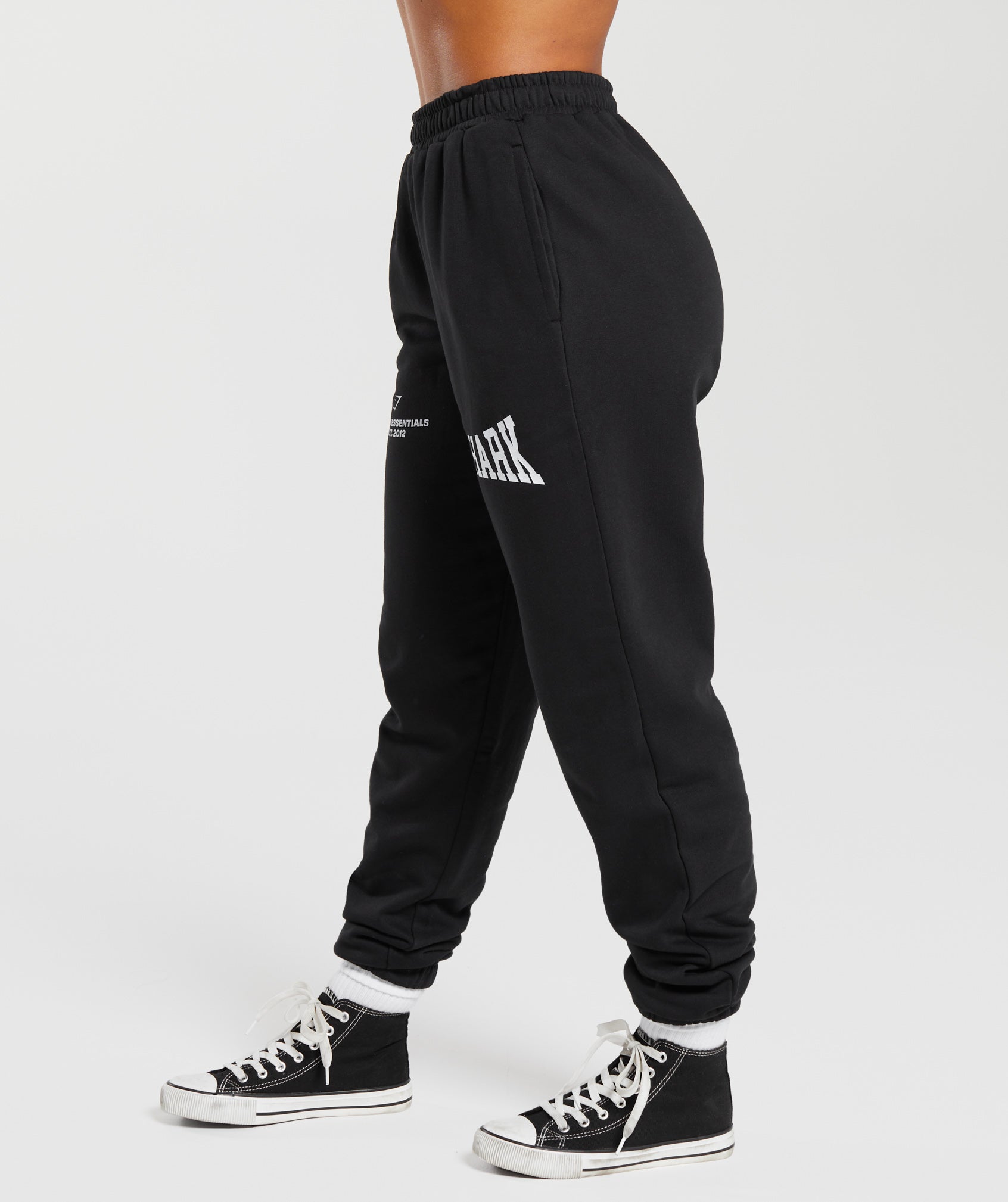 Lifting Essentials Graphic Joggers in Black - view 3