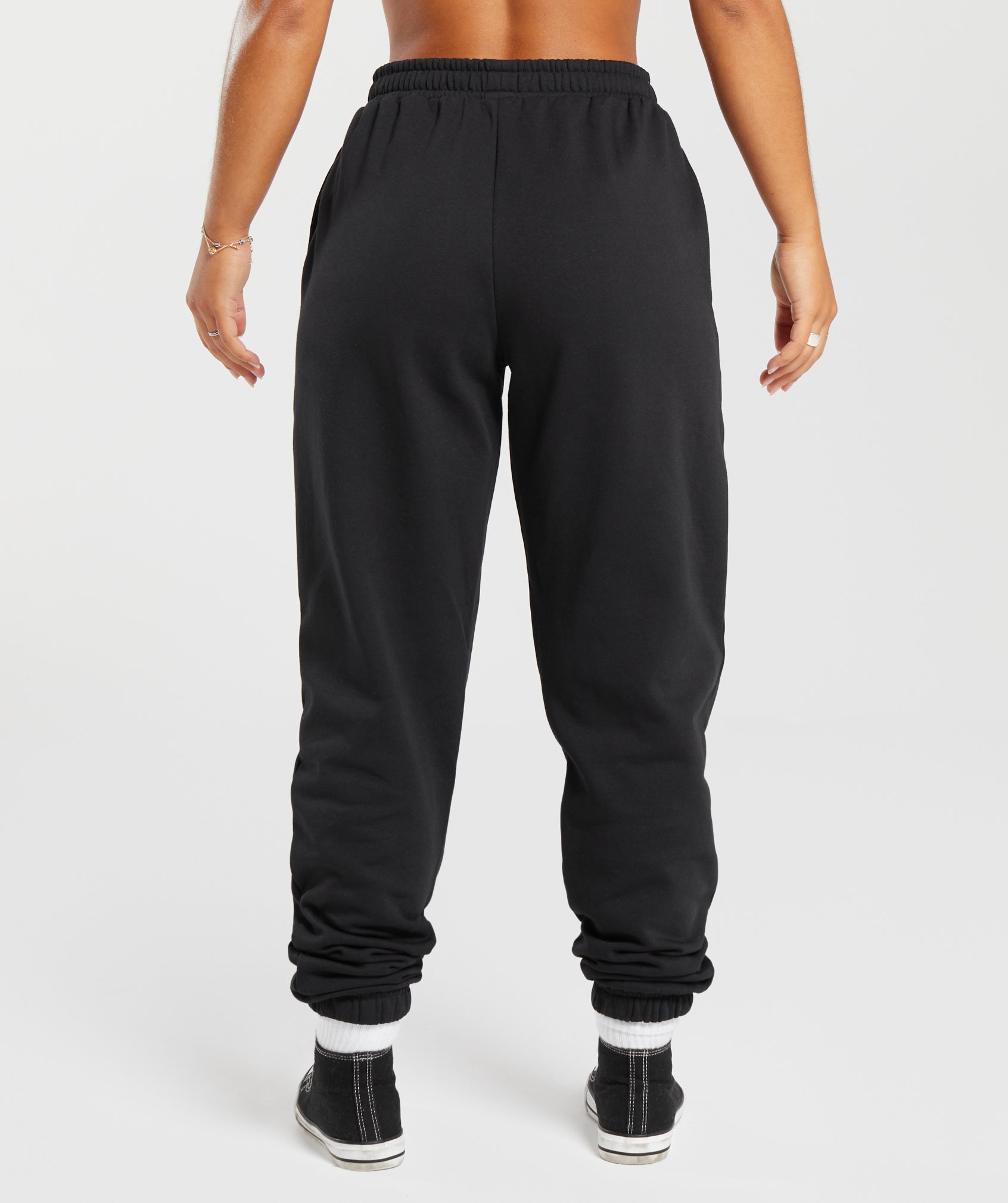 Lifting Essentials Graphic Joggers in Black - view 2