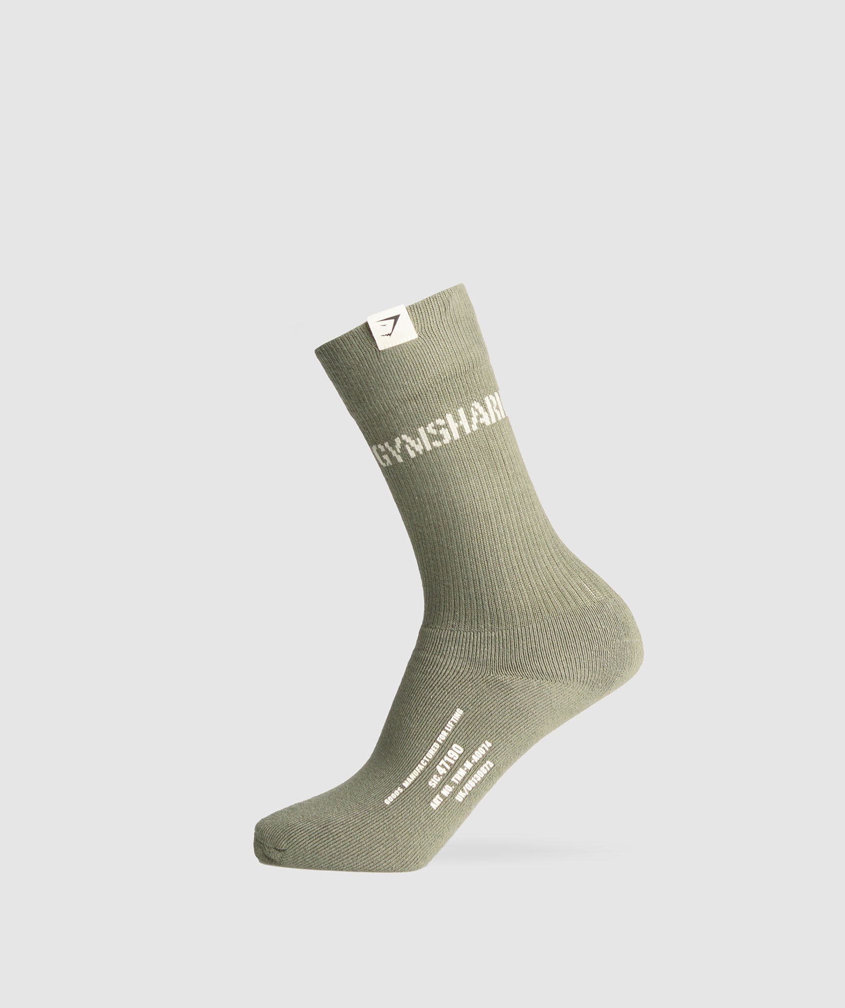 Tactical Crew Socks in Base Green - view 1
