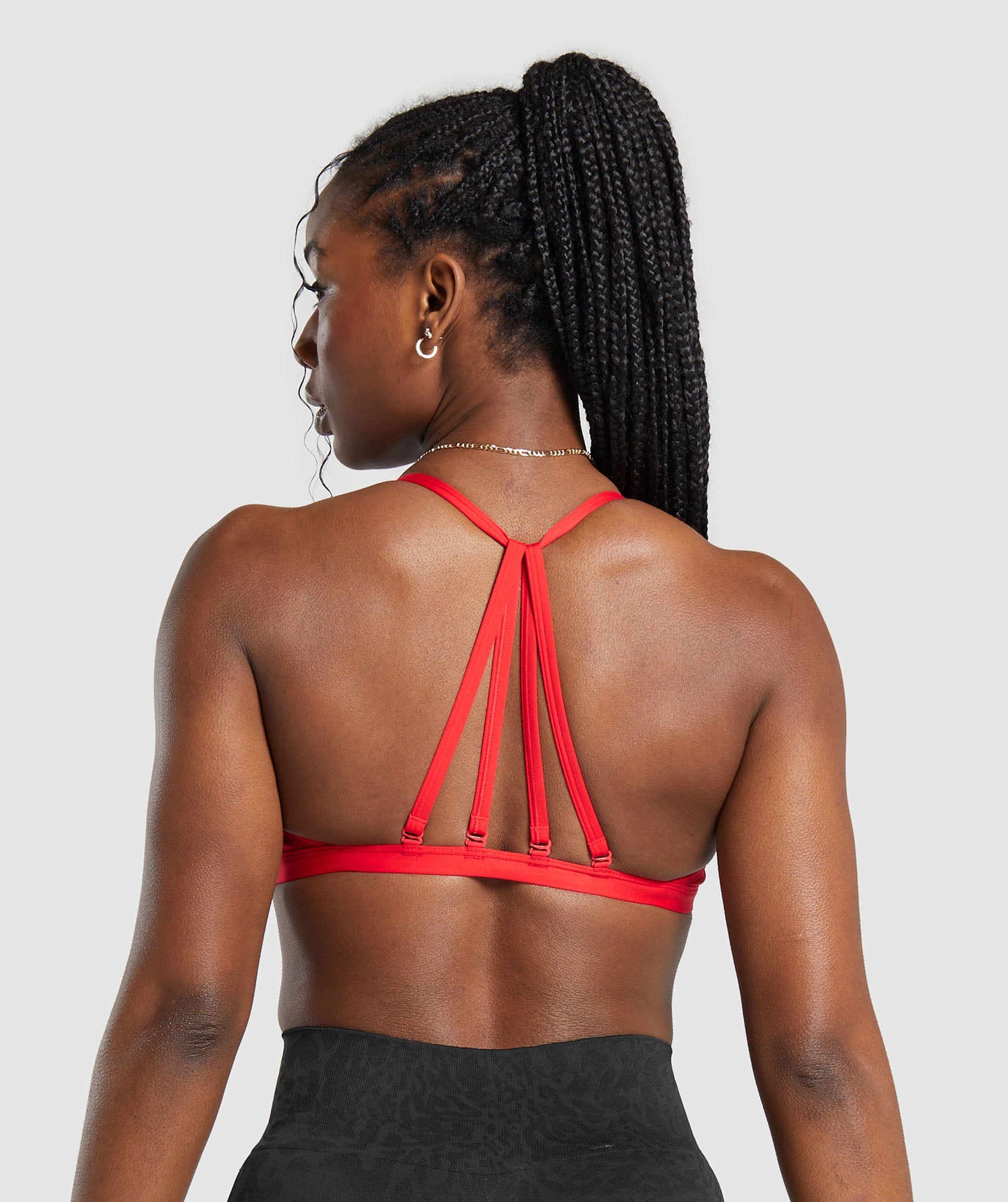 Minimal Sports Bra in Jamz Red - view 2