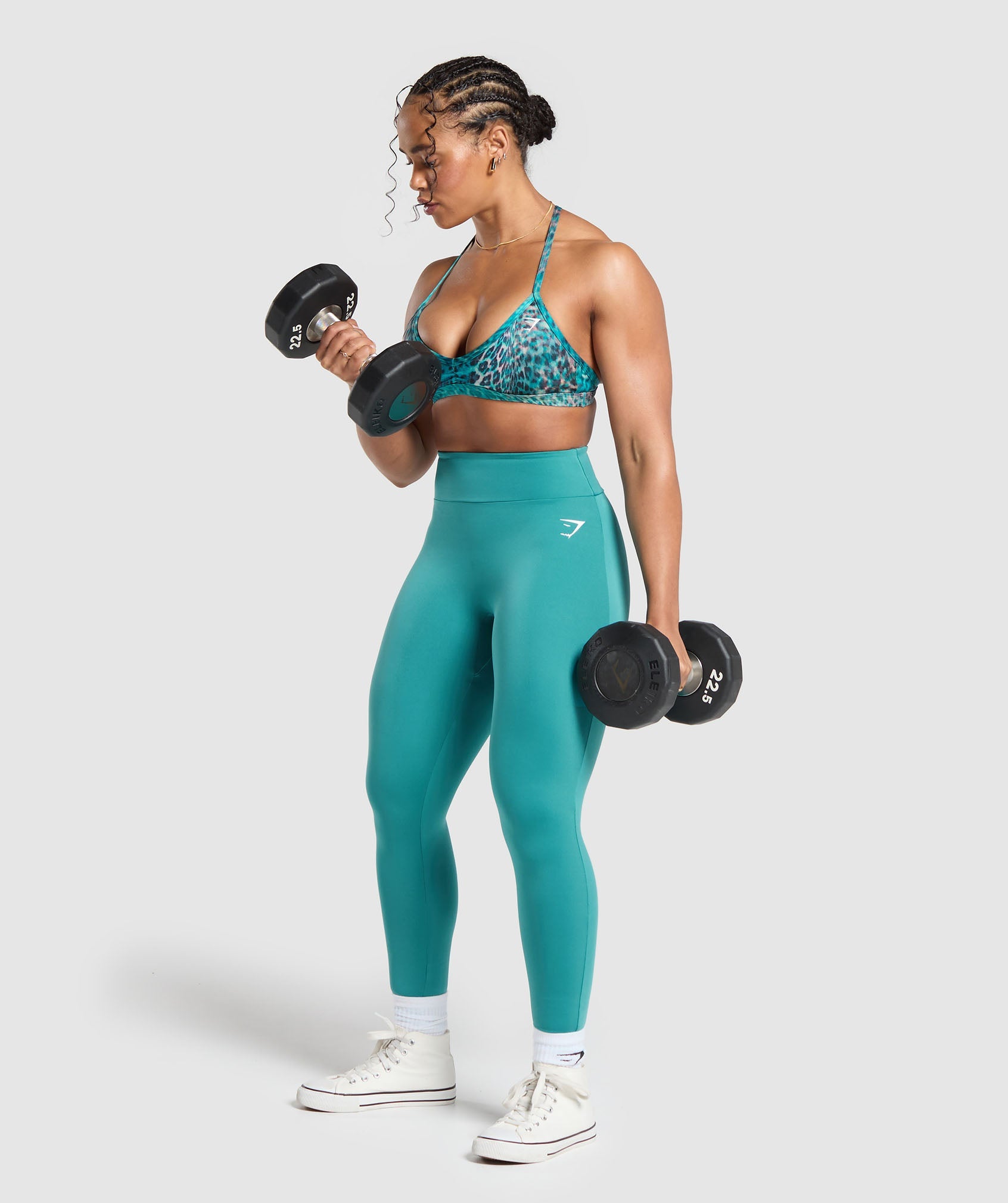 Power X Minimal Sports Bra in Bondi Teal - view 4