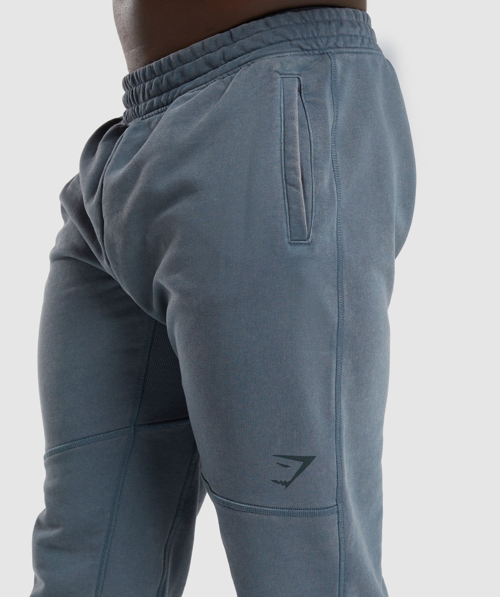 Power Washed Joggers in Titanium Blue - view 5