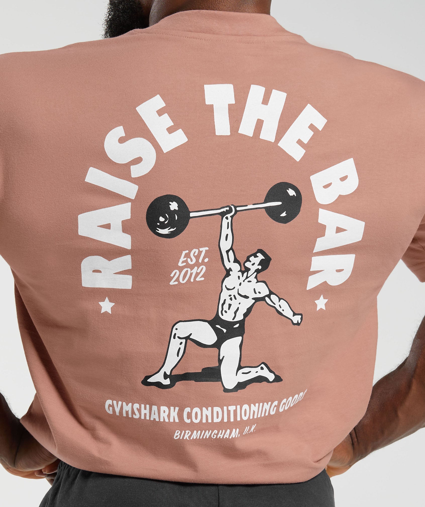 Raise the Bar T-Shirt in Faded Pink - view 6