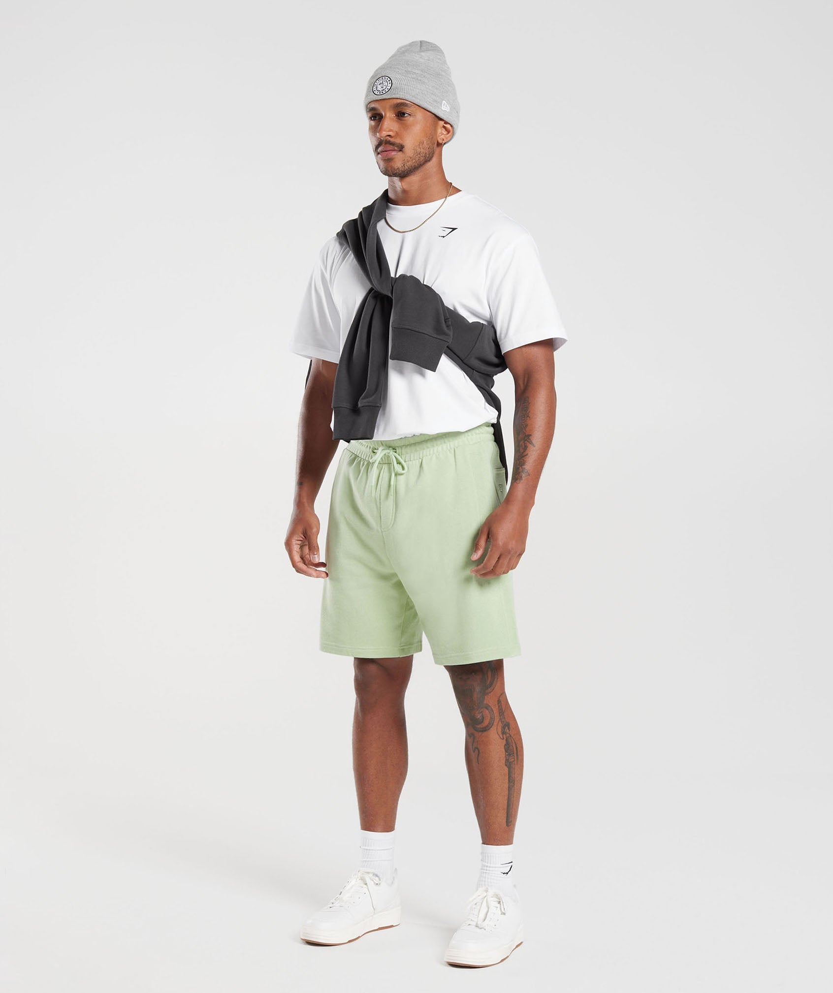 Rest Day Essentials 7" Shorts in Flora Green - view 4