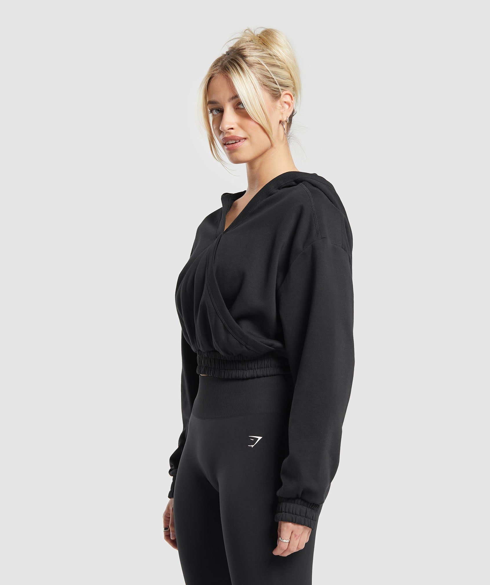 Rest Day Midi Pullover in Black - view 2