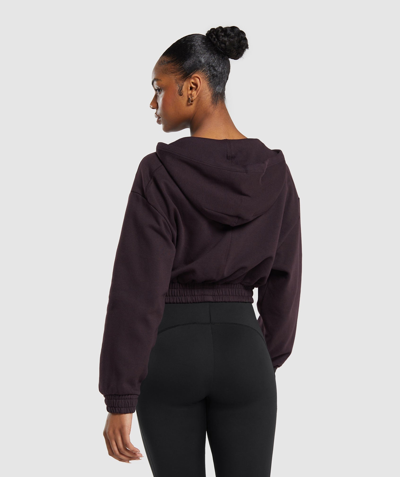 Rest Day Midi Pullover in Plum Brown - view 2