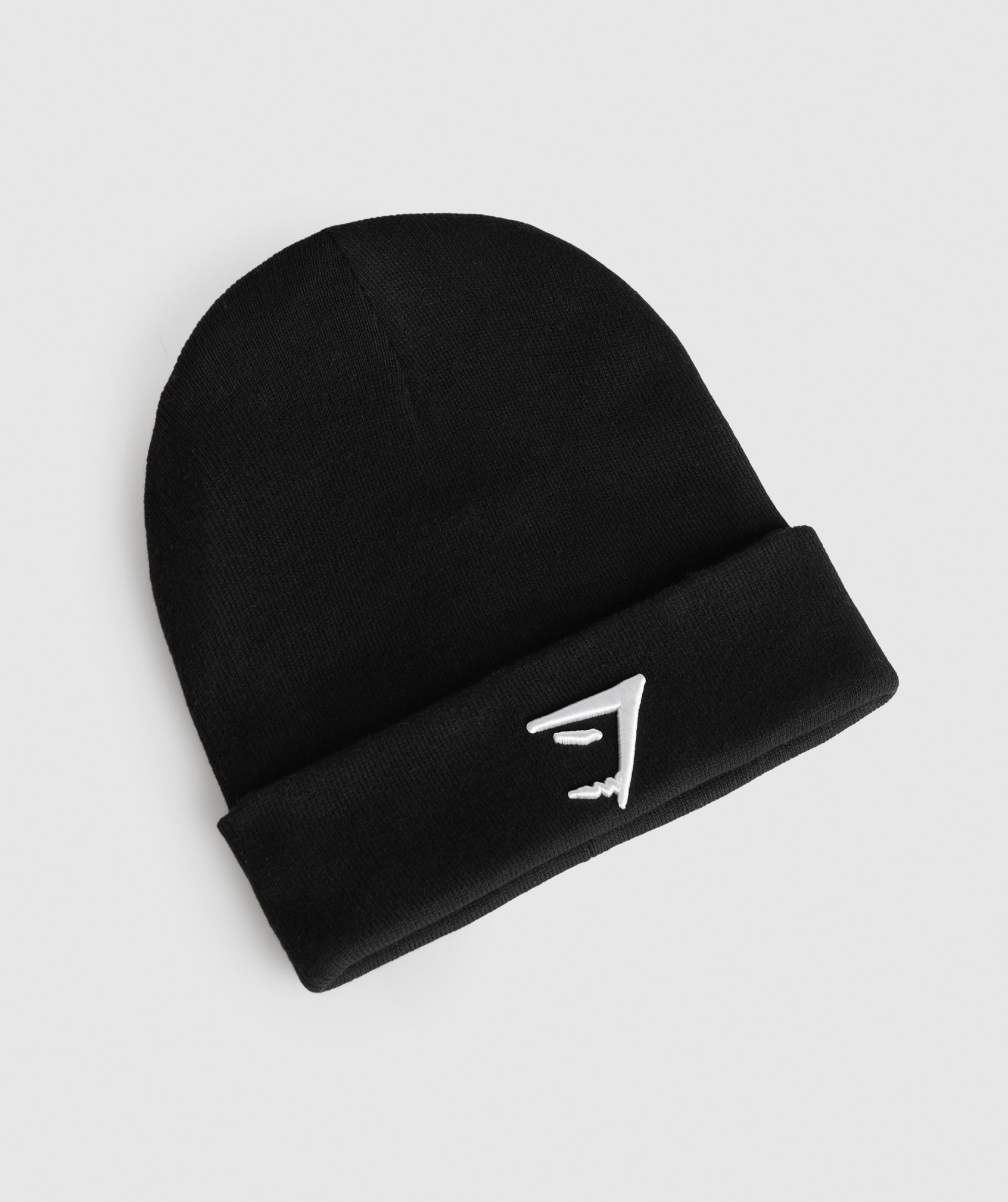 Reverse Jacquard Beanie in Black/White - view 1