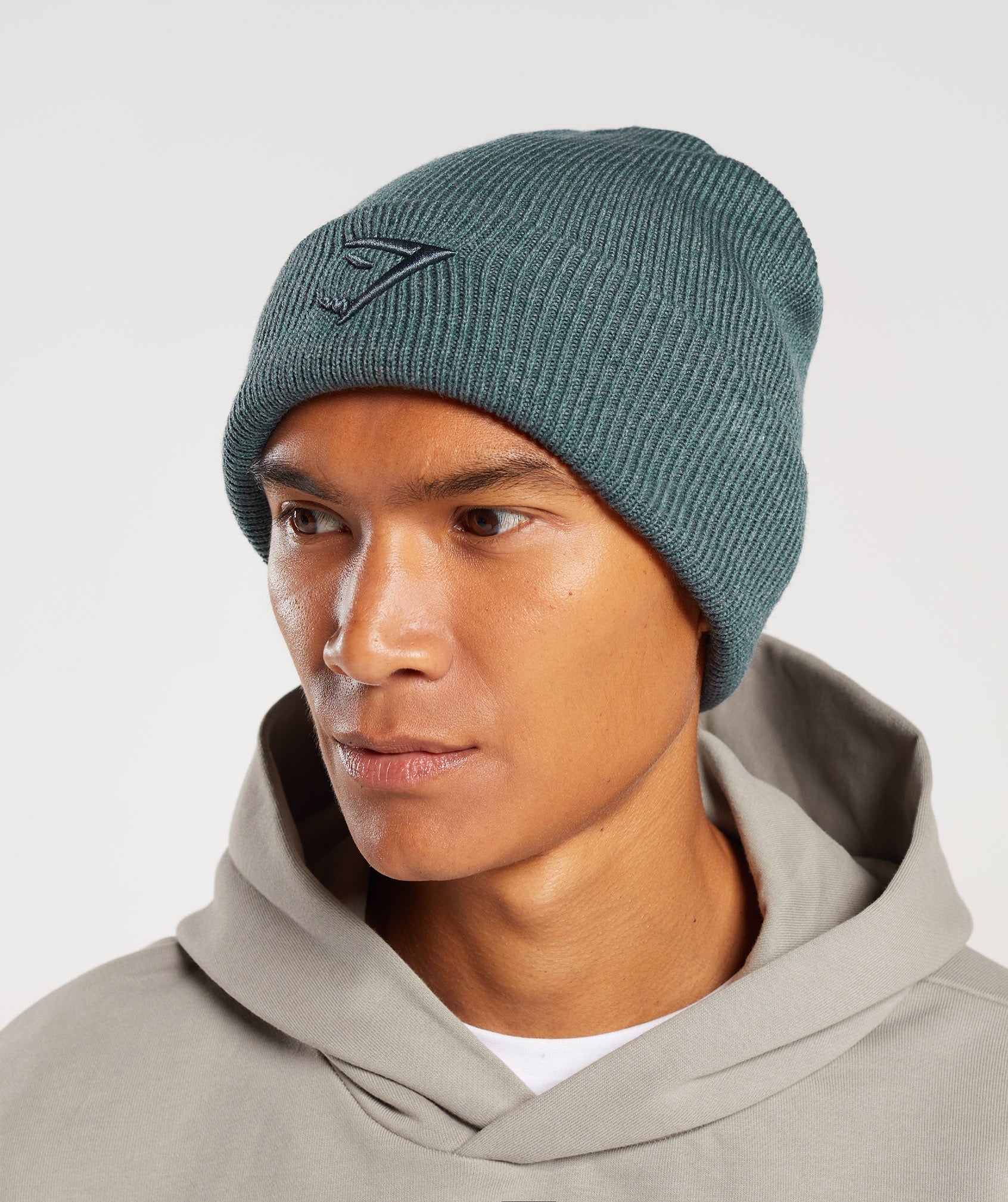 Sharkhead Beanie in Denim Teal - view 3