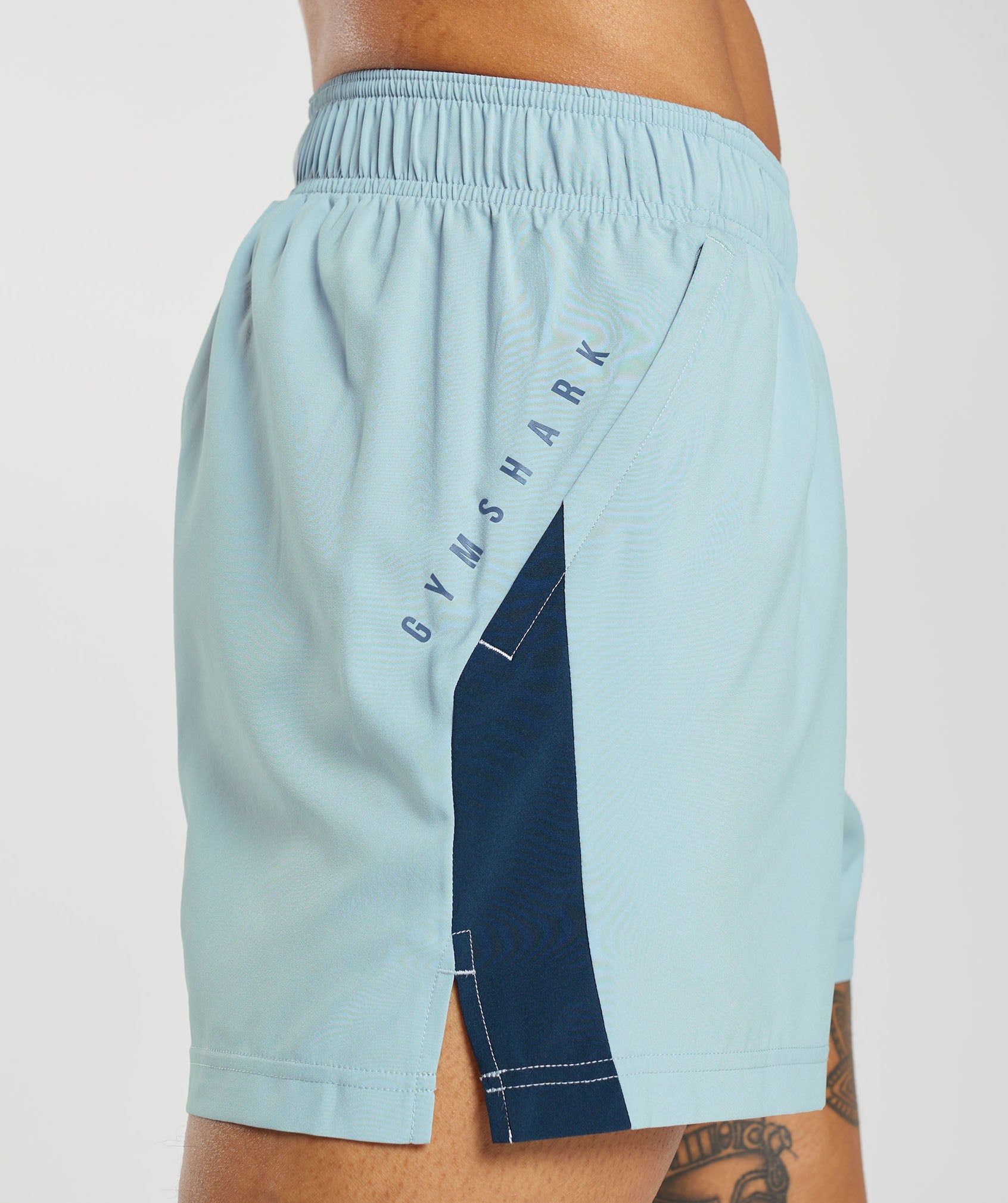 Sport 5" Shorts in Salt Blue/Navy - view 5