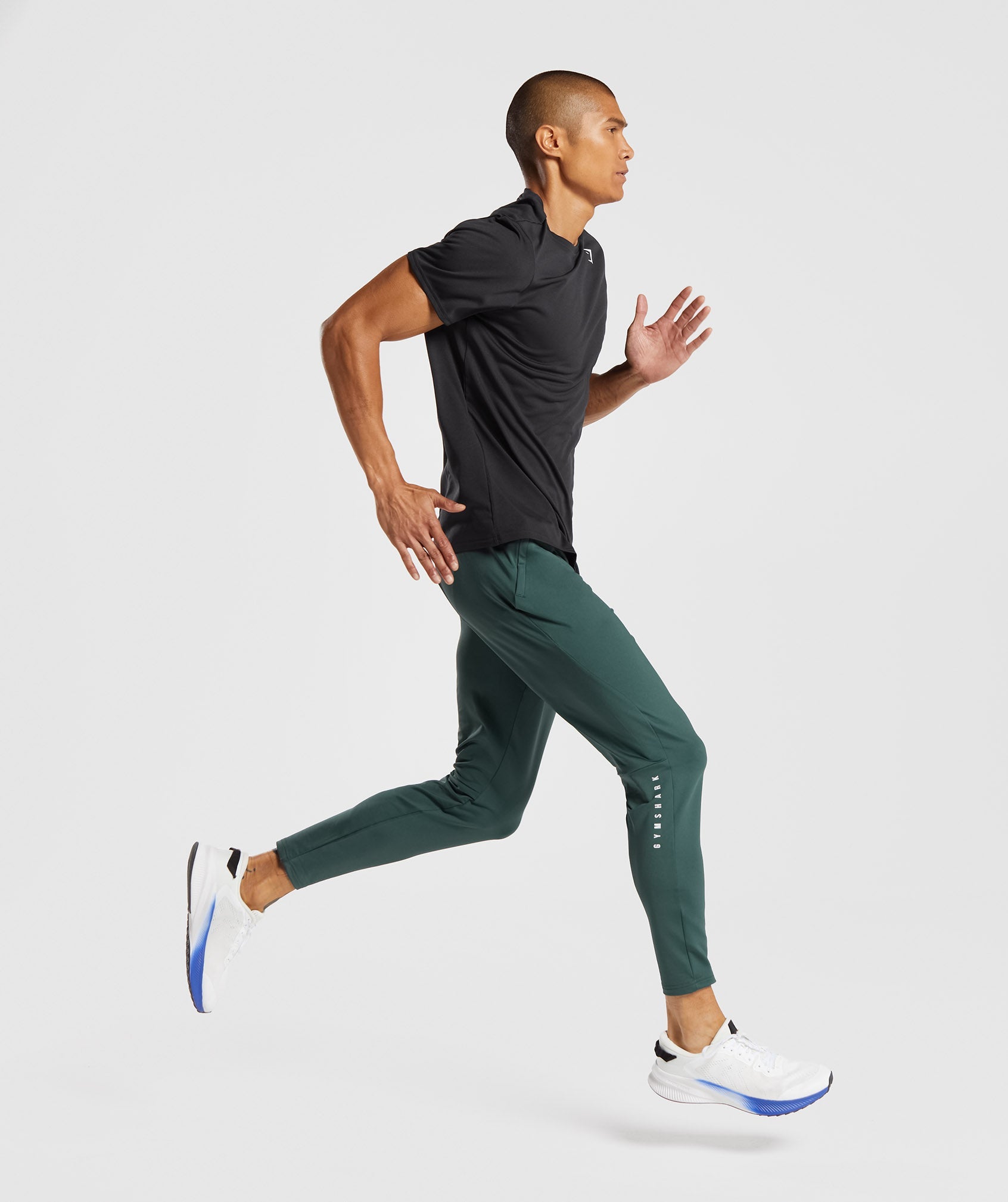 Sport Joggers in Fog  Green - view 4