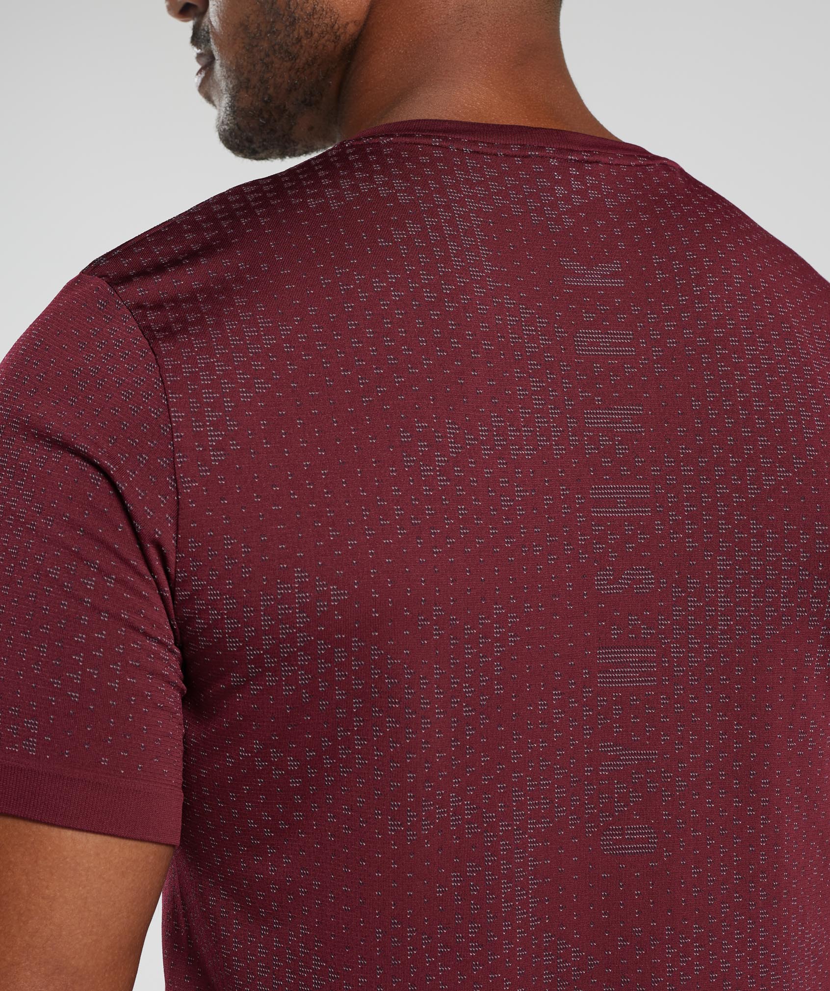 Sport Seamless T-Shirt in Plum Pink/Black - view 5