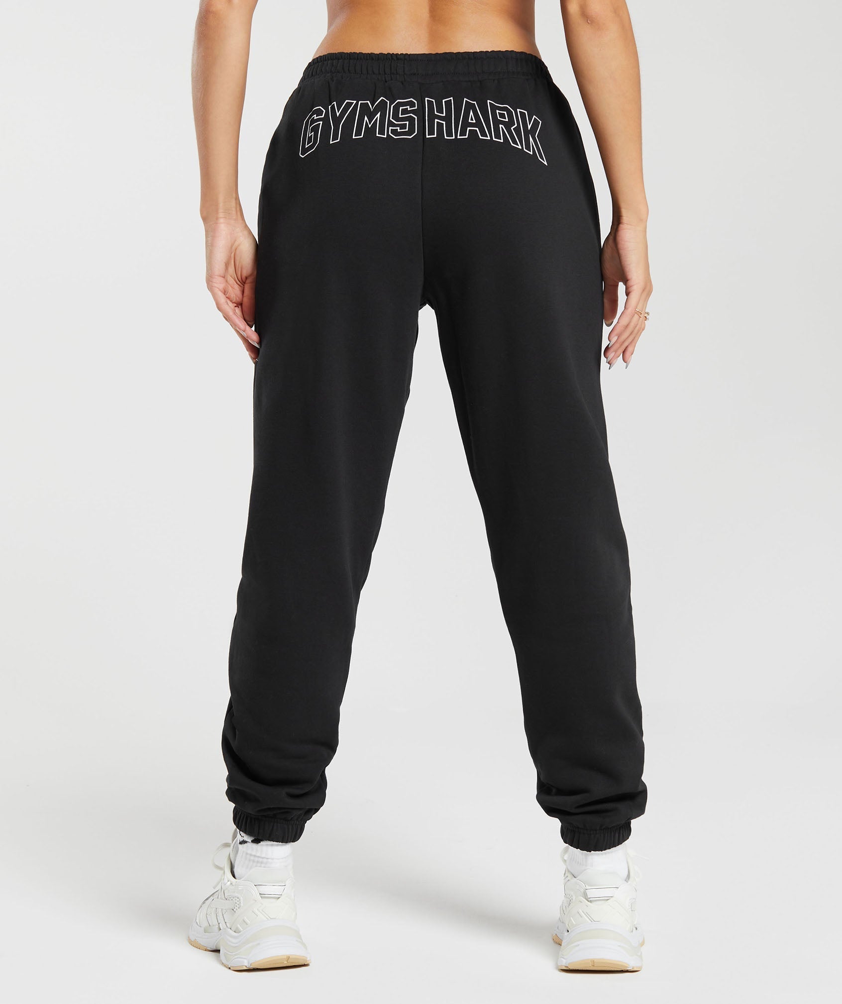 Strength Department Graphic Joggers in Black - view 2