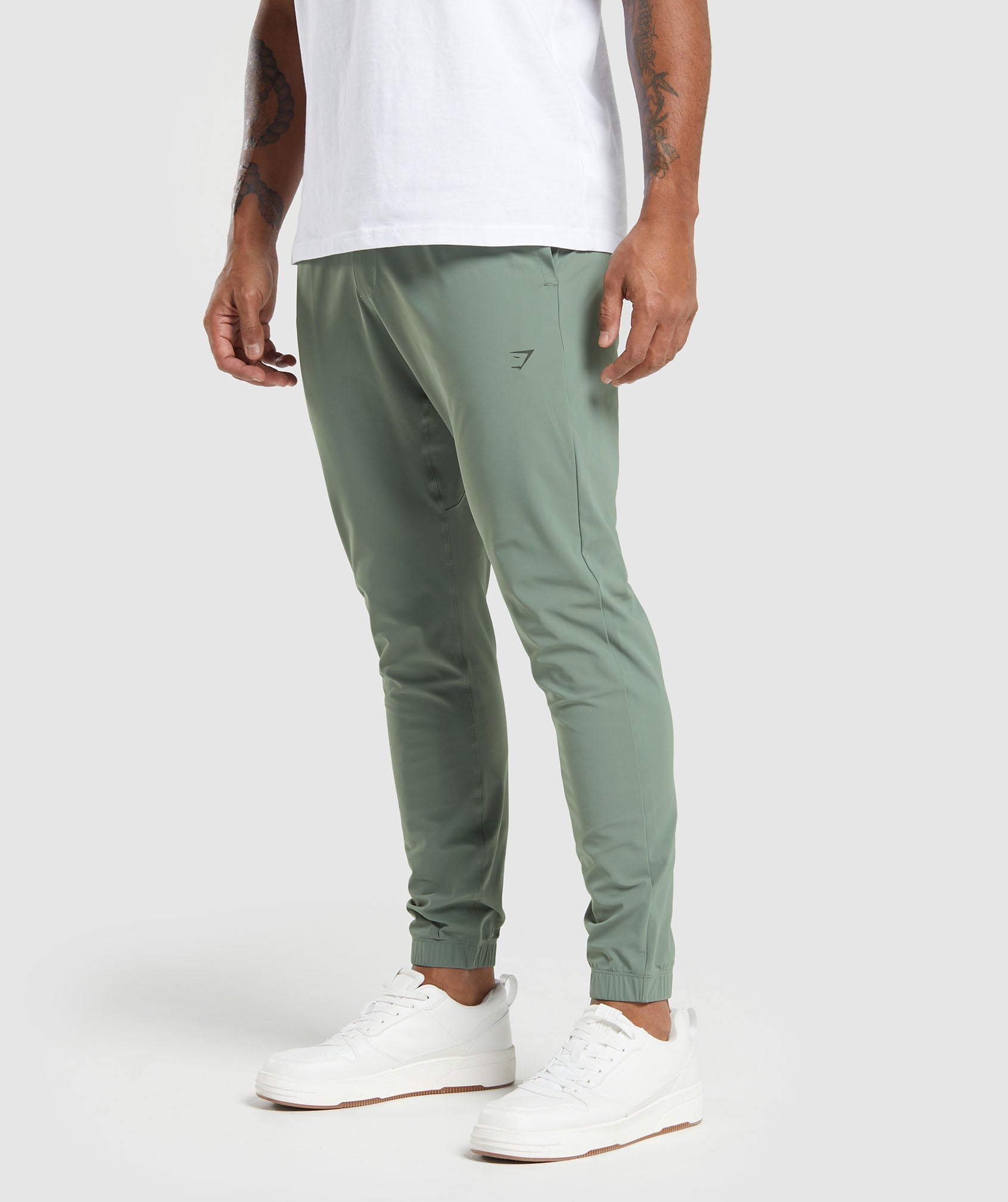 Studio Joggers in Unit Green - view 3