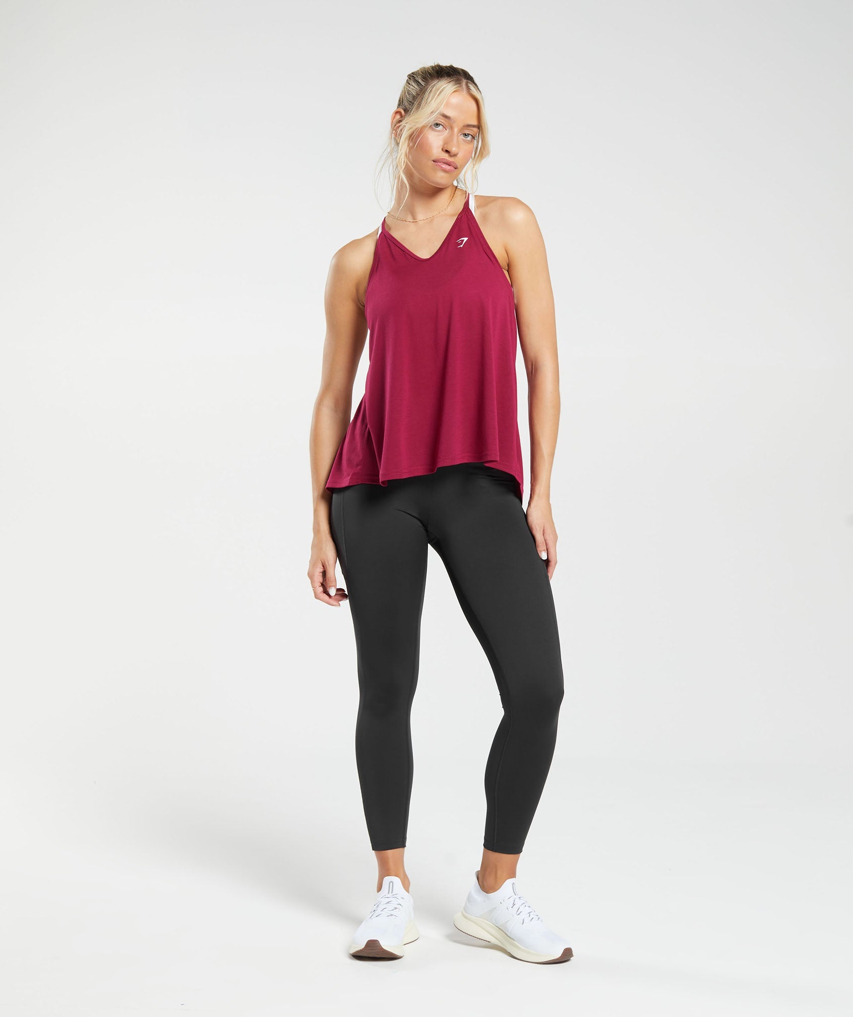 Super Soft Tank in Raspberry Pink - view 4