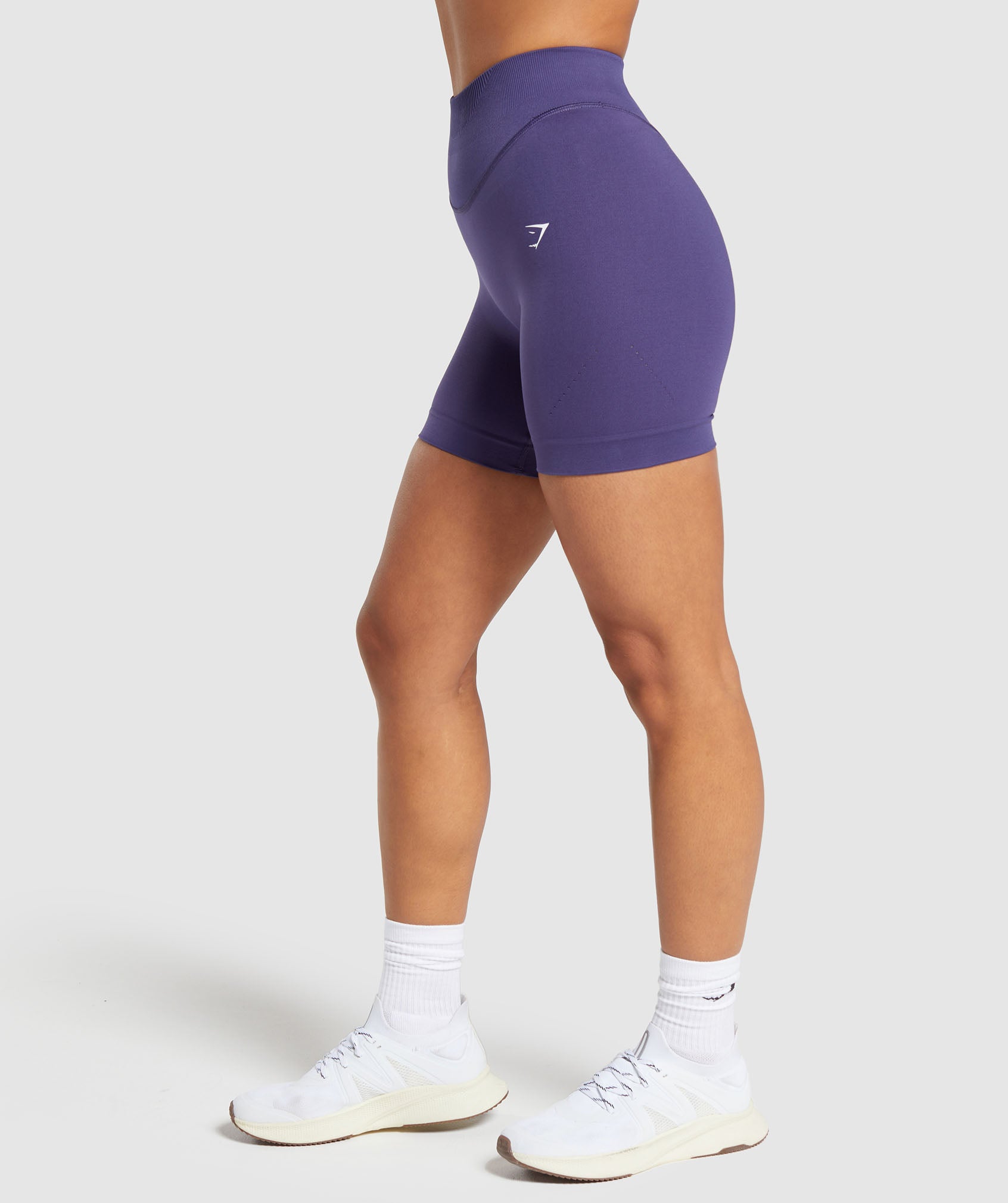 Sweat Seamless Shorts in Galaxy Purple - view 4