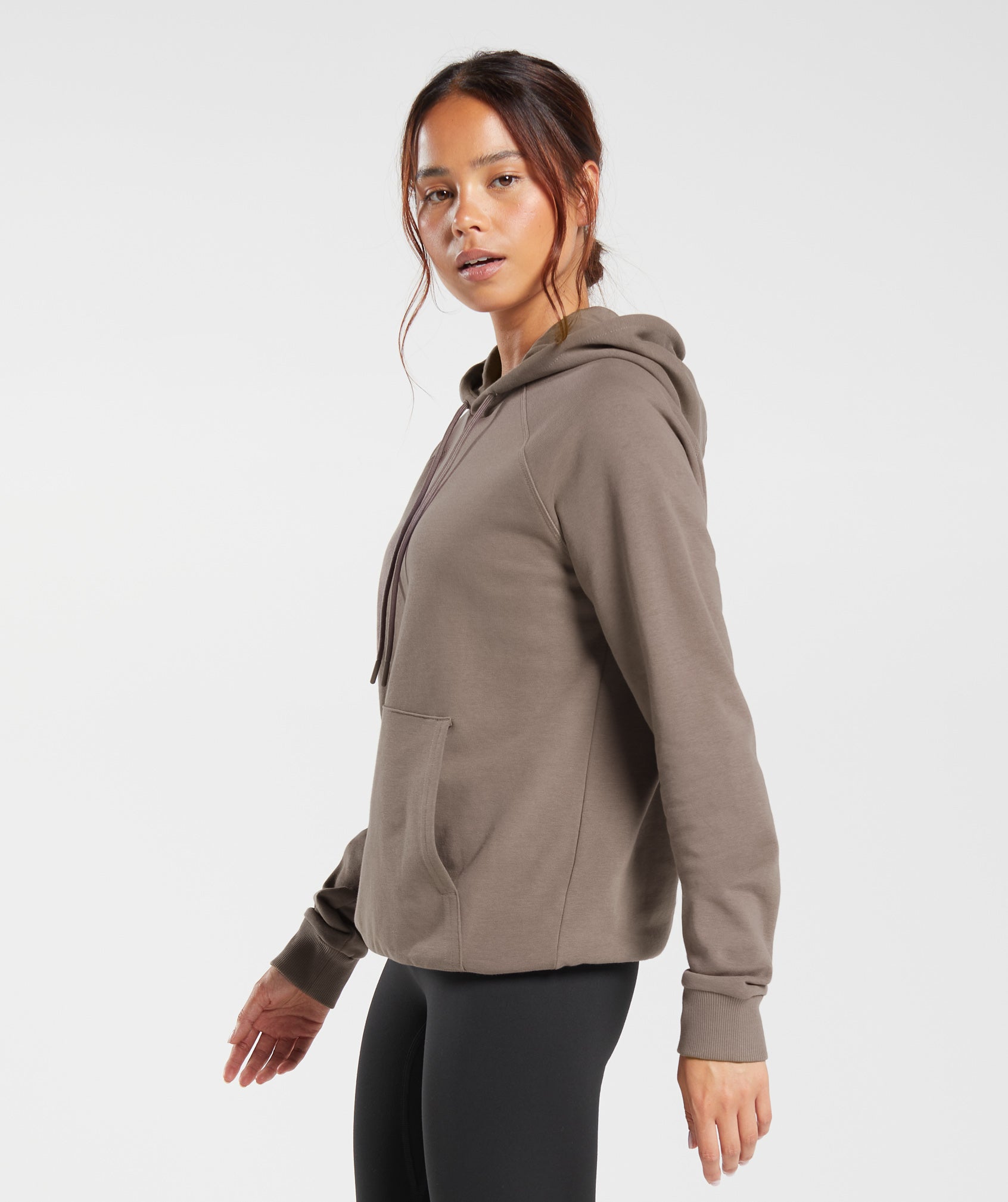 Training Hoodie in Dusty Brown - view 3